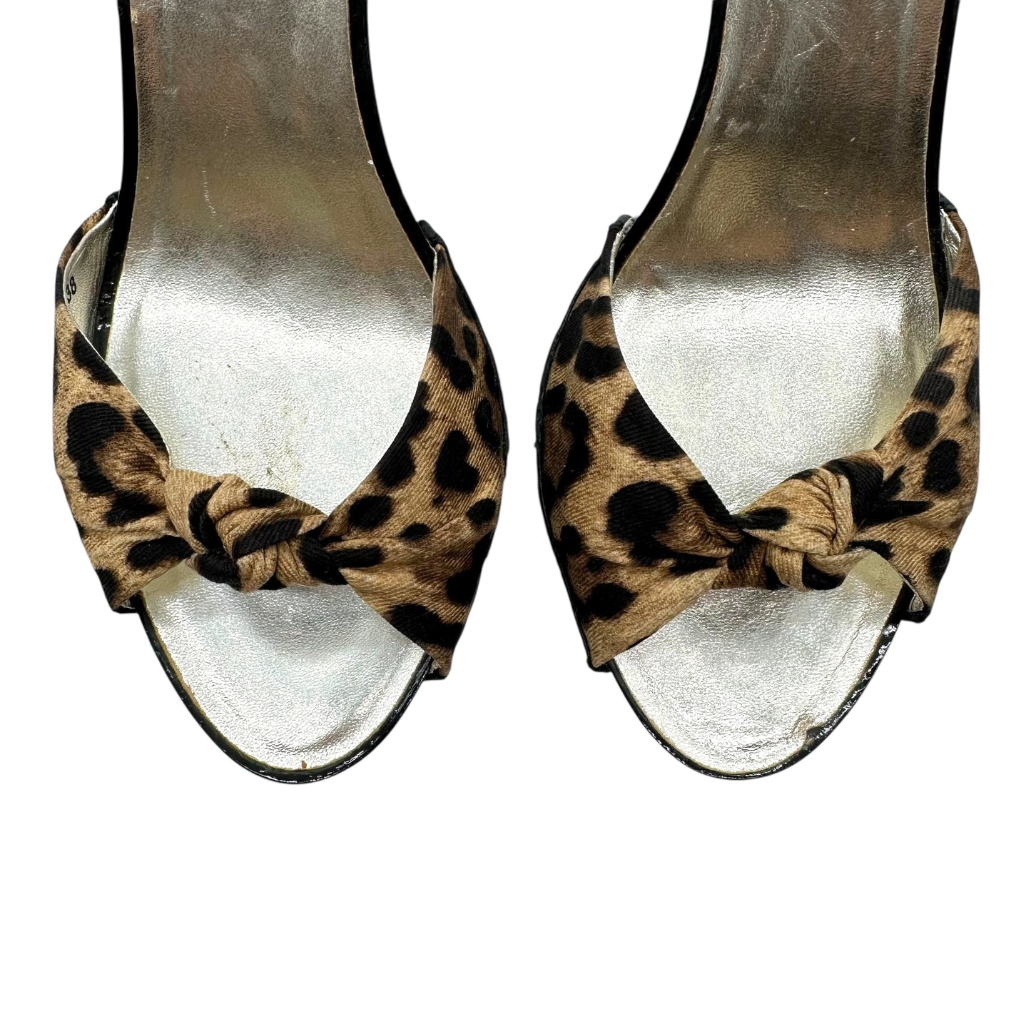 Dolce & Gabbana Leopard Print Mule Heels