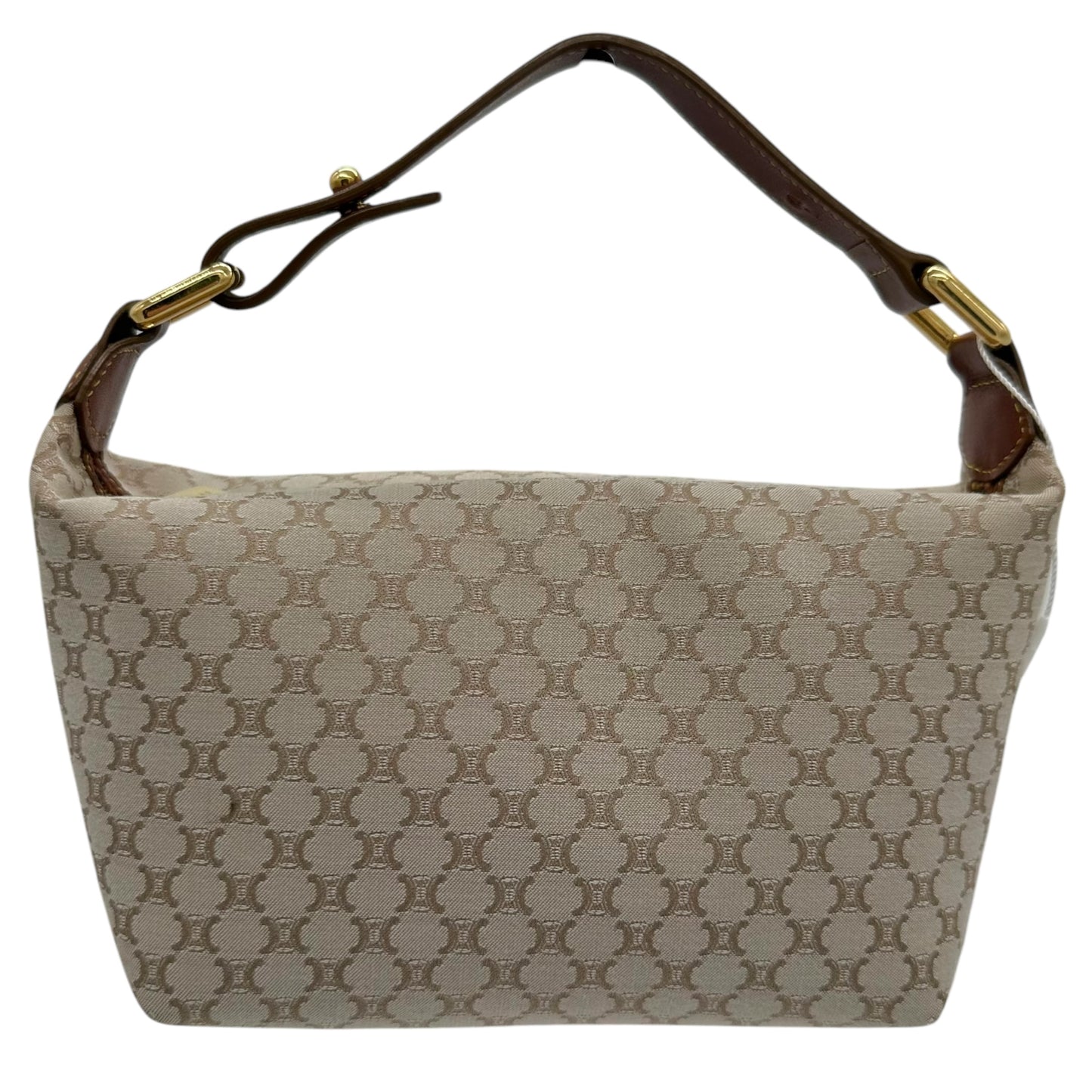 Celine Beige Monogram Pochette Bag - Outfit Repeater