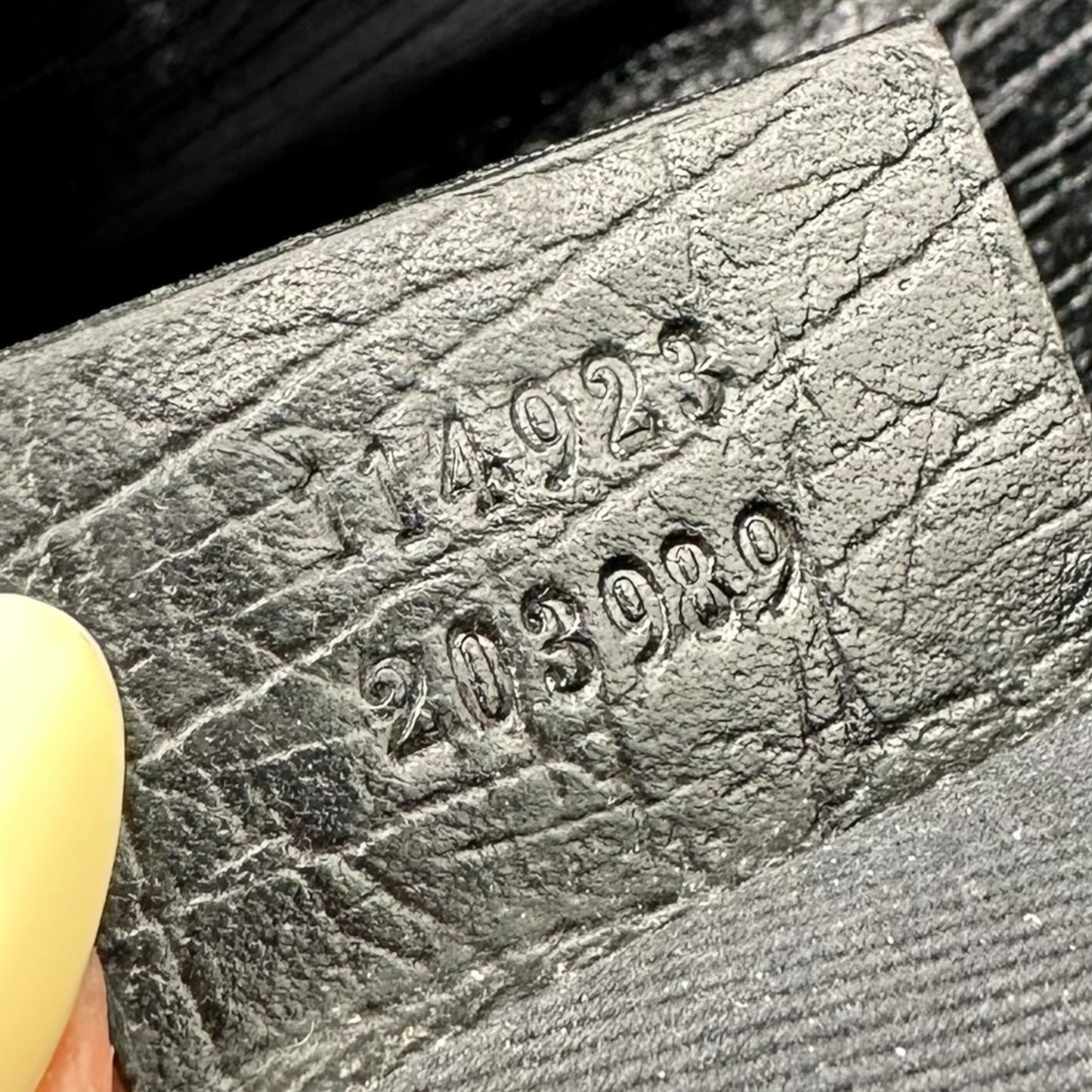 Gucci Black Monogram Horsebit Clutch Bag