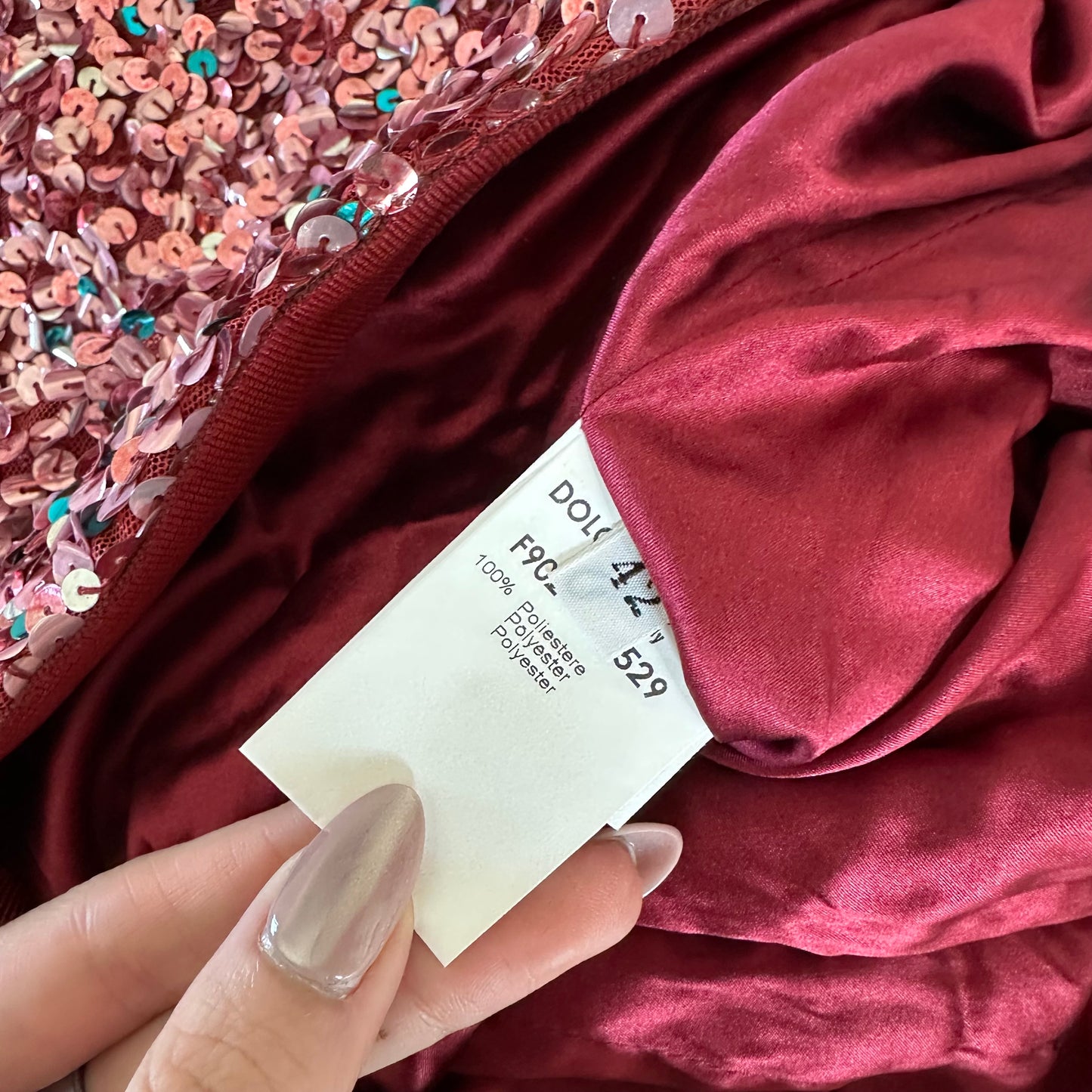 Dolce & Gabbana Pink Sequin Midi Skirt - Outfit Repeater