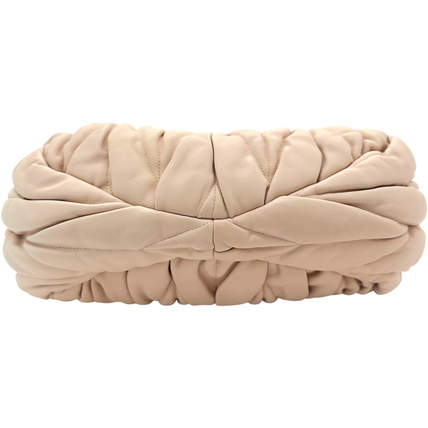 Miu Miu Pink Leather Quilted Small Tote Bag