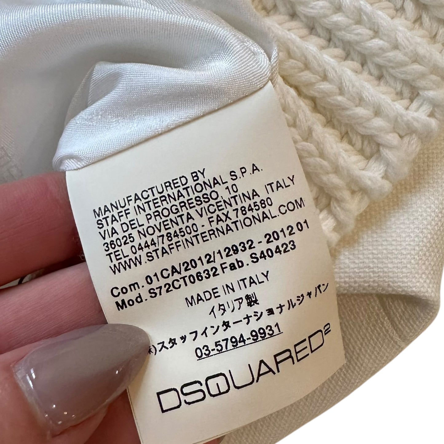 Dsquared2 Ivory Sleeveless Turtleneck Mini Dress - Outfit Repeater