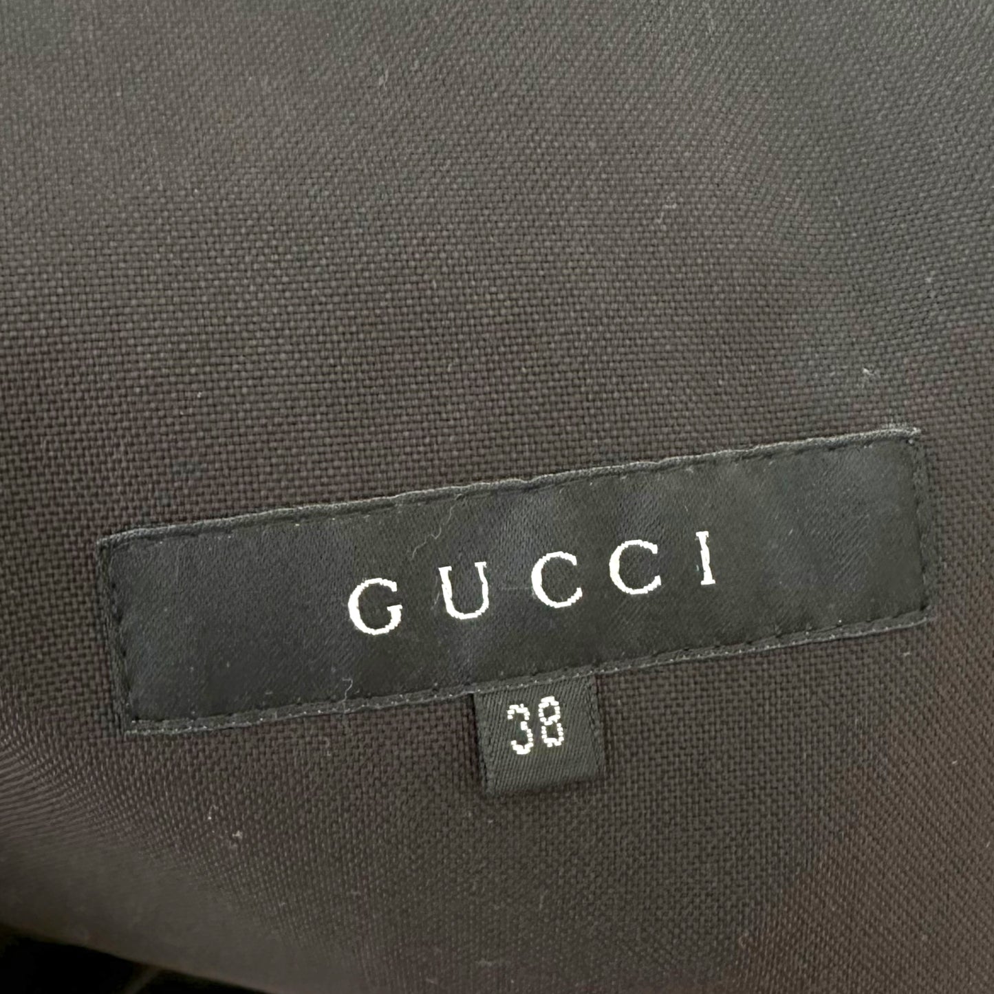 Gucci by Tom Ford 2003 Black Trench Coat