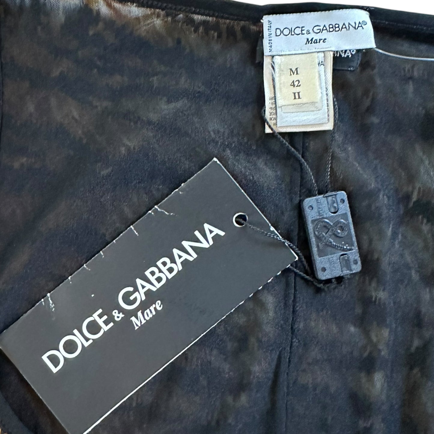 Dolce & Gabbana Mare Tiger Print Mesh Mini Dress NWT - Outfit Repeater