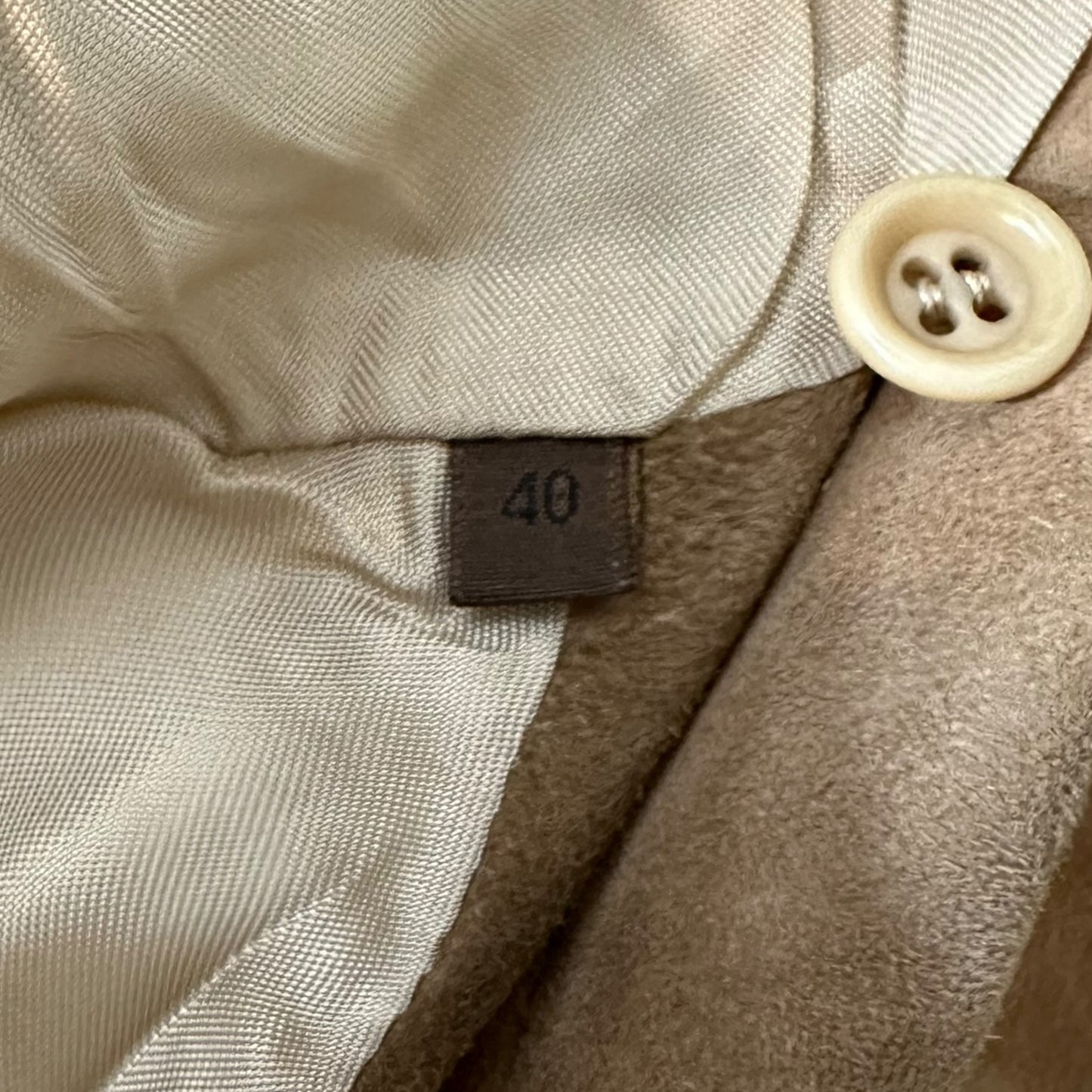 Loewe Fur Cuff Tan Suede Trench Coat - Outfit Repeater