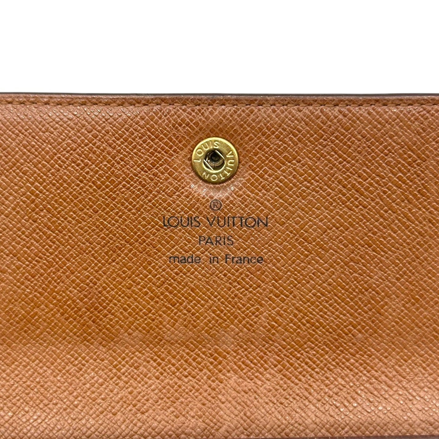 Louis Vuitton Classic Monogram Snap Tri-Fold Wallet - Outfit Repeater