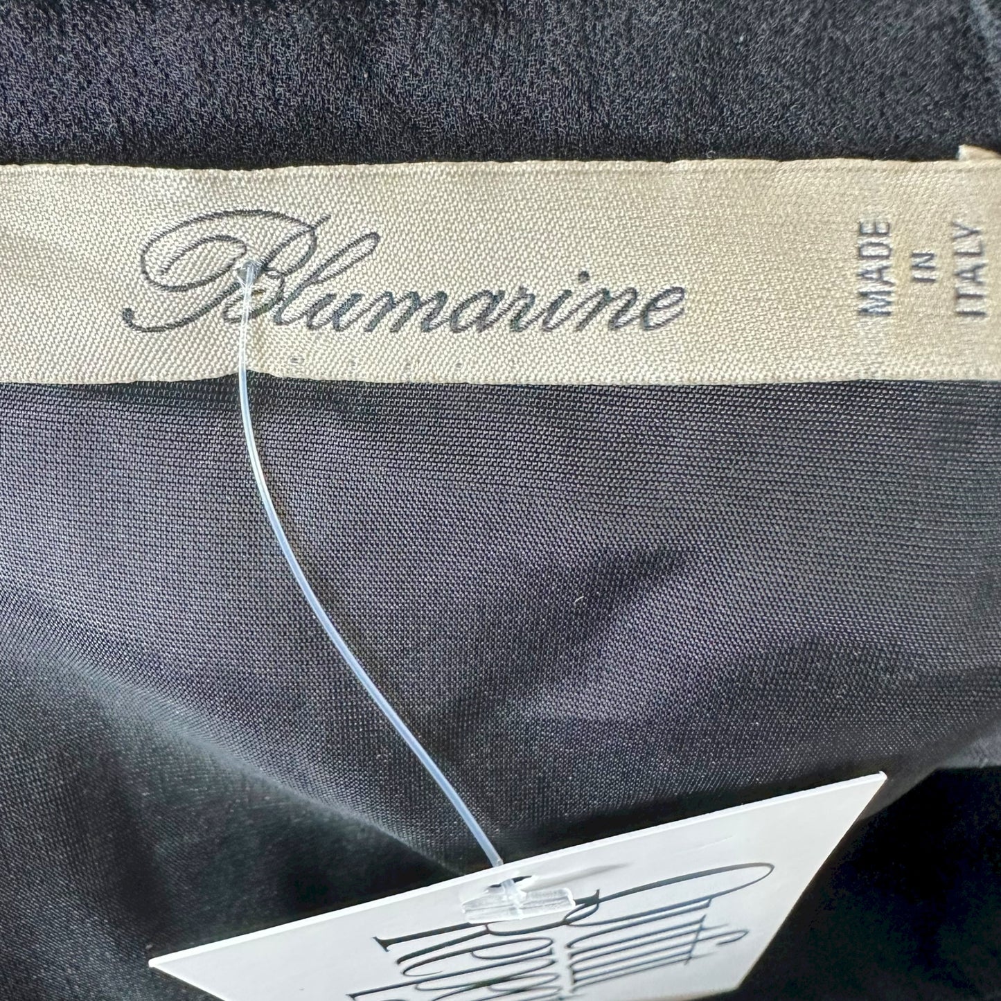 Blumarine Black Lace & Silk Midi Skirt - Outfit Repeater