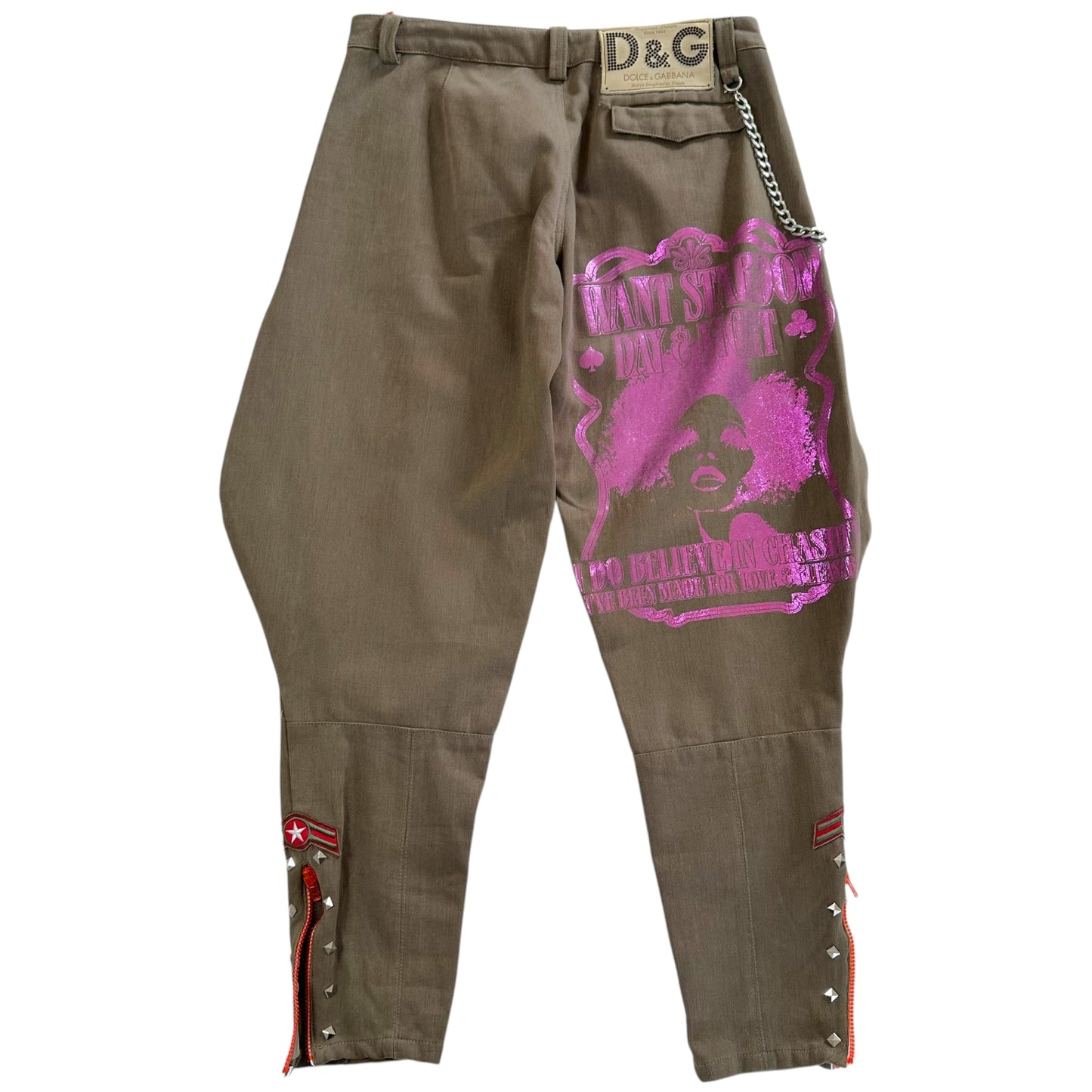 D&G Dolce & Gabbana F/W 2003 Fun is my Life Cargo Pants - Outfit Repeater