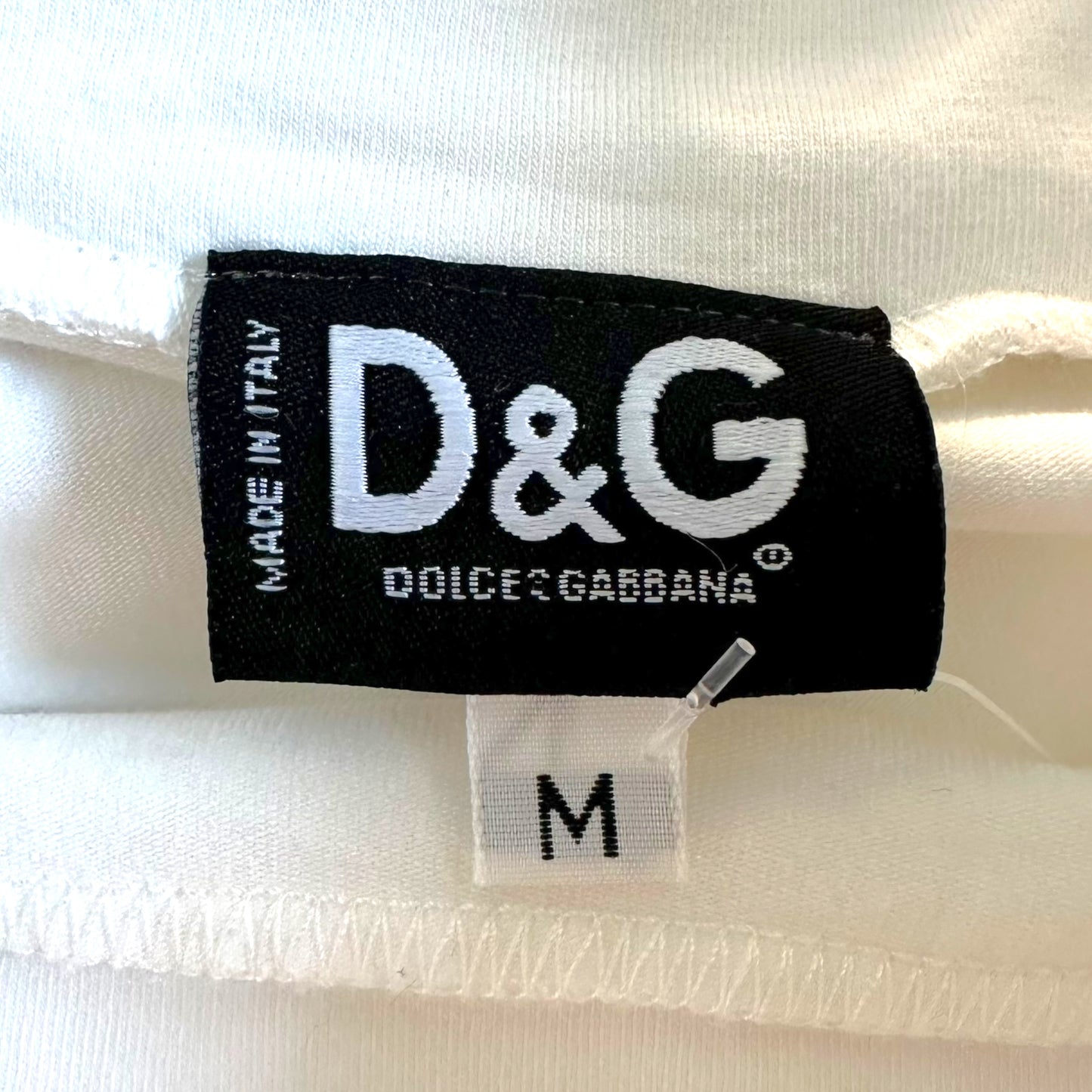 D&G Dolce & Gabbana 'I Want Stardom' Off Shoulder Graphic Tee