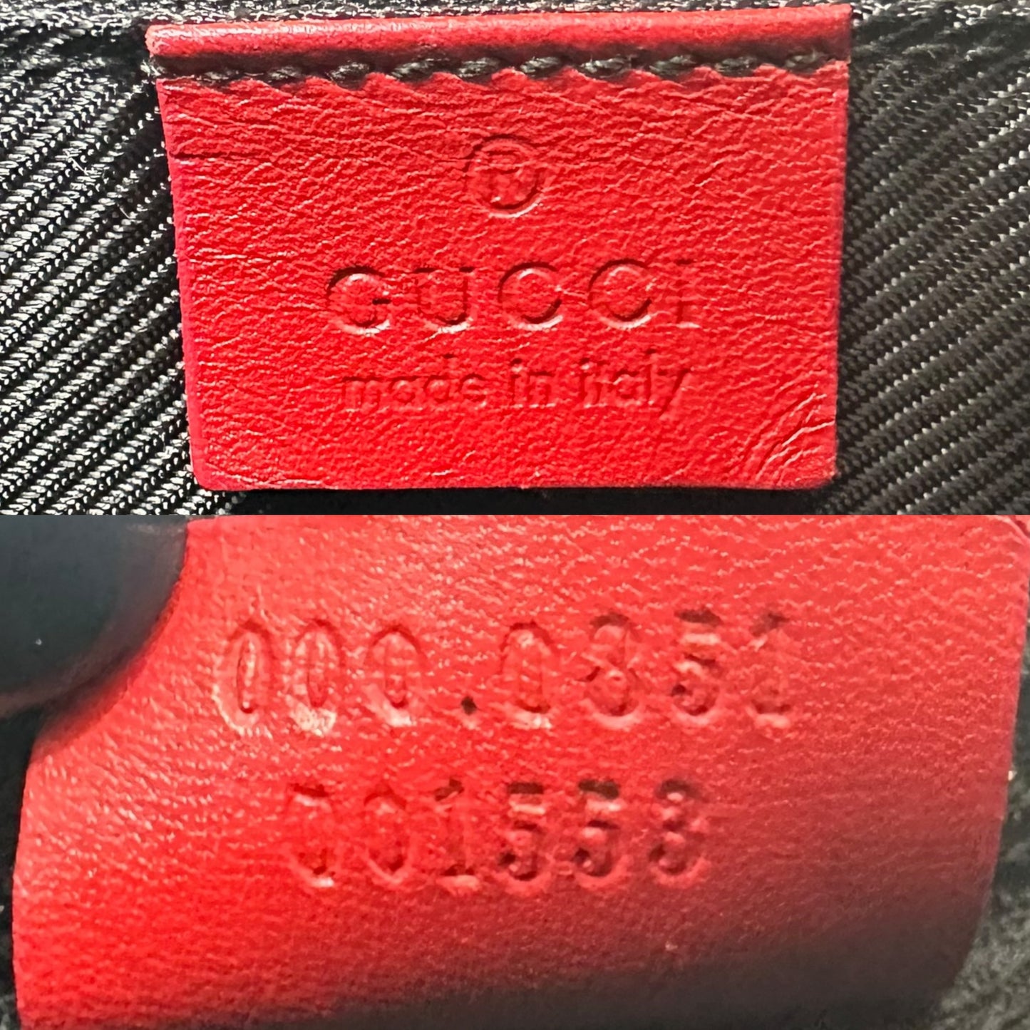 Gucci Red Trim Monogram Boston Bag - Outfit Repeater