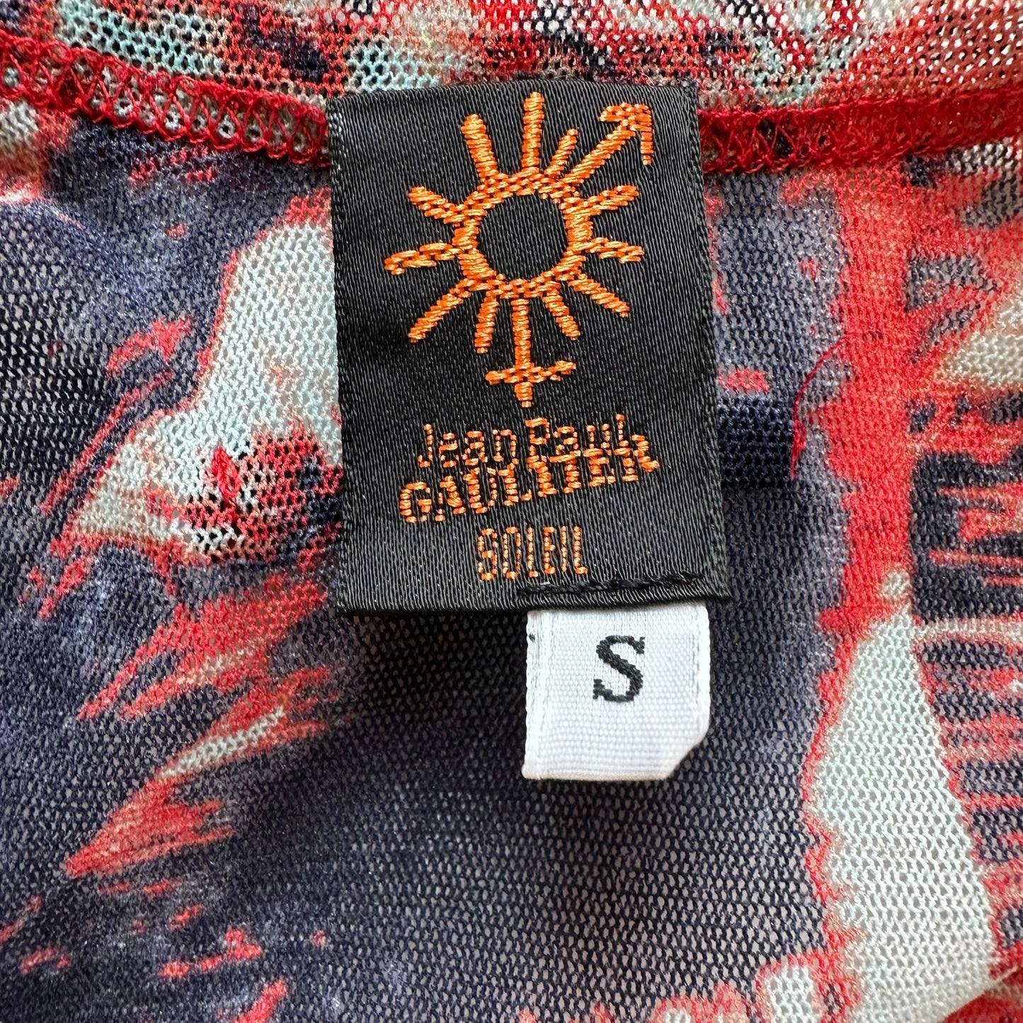 Jean Paul Gaultier Soleil 1998 Palm Tree Print Mesh Tank Top - Outfit Repeater