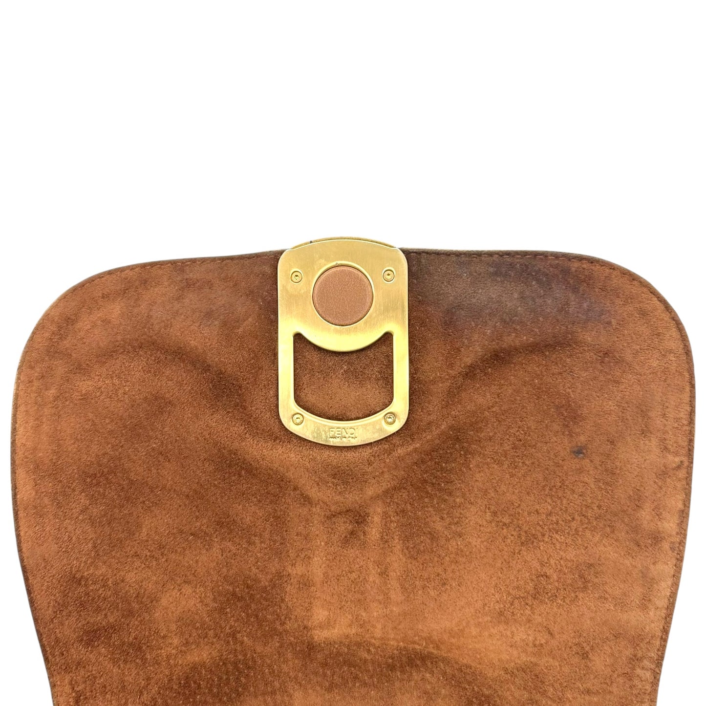 Fendi Tan Leather Anna 2-Way Satchel Bag