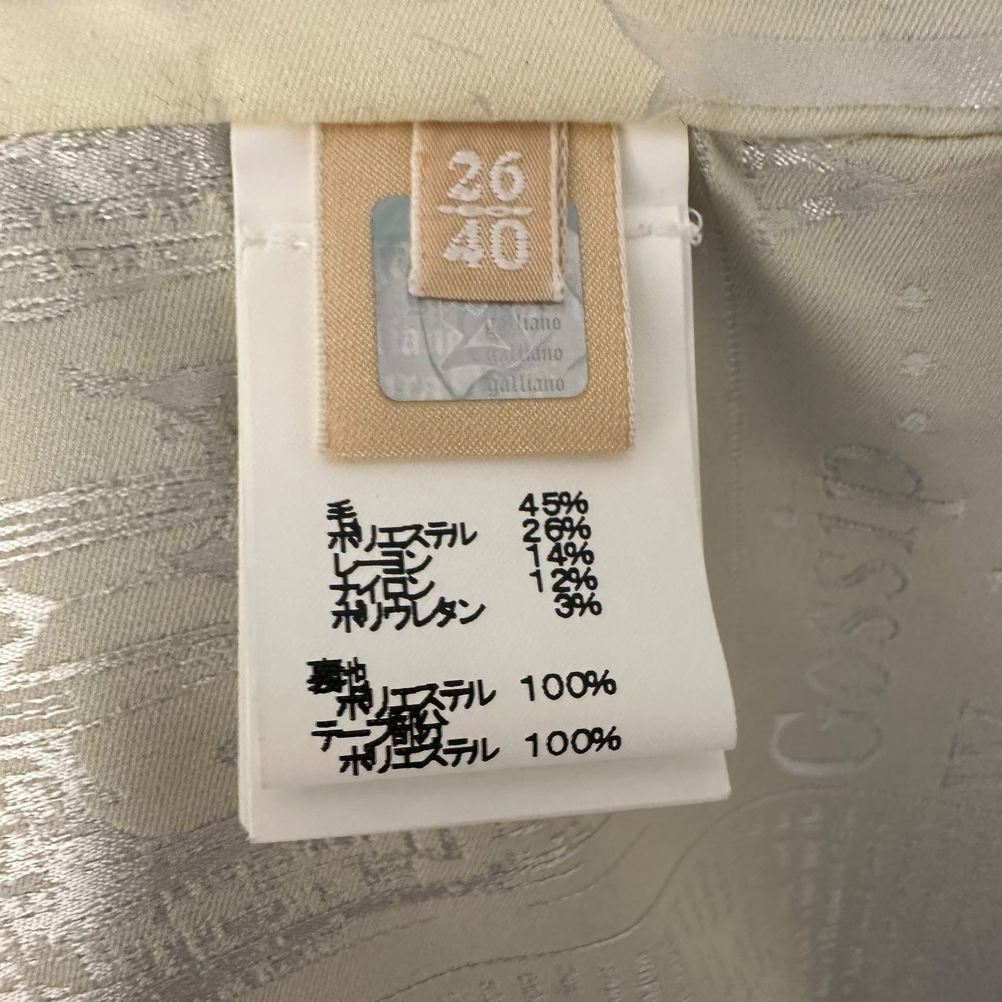 Galliano 'School Uniform' Black Pinstriped Blazer & Mini Skirt Set