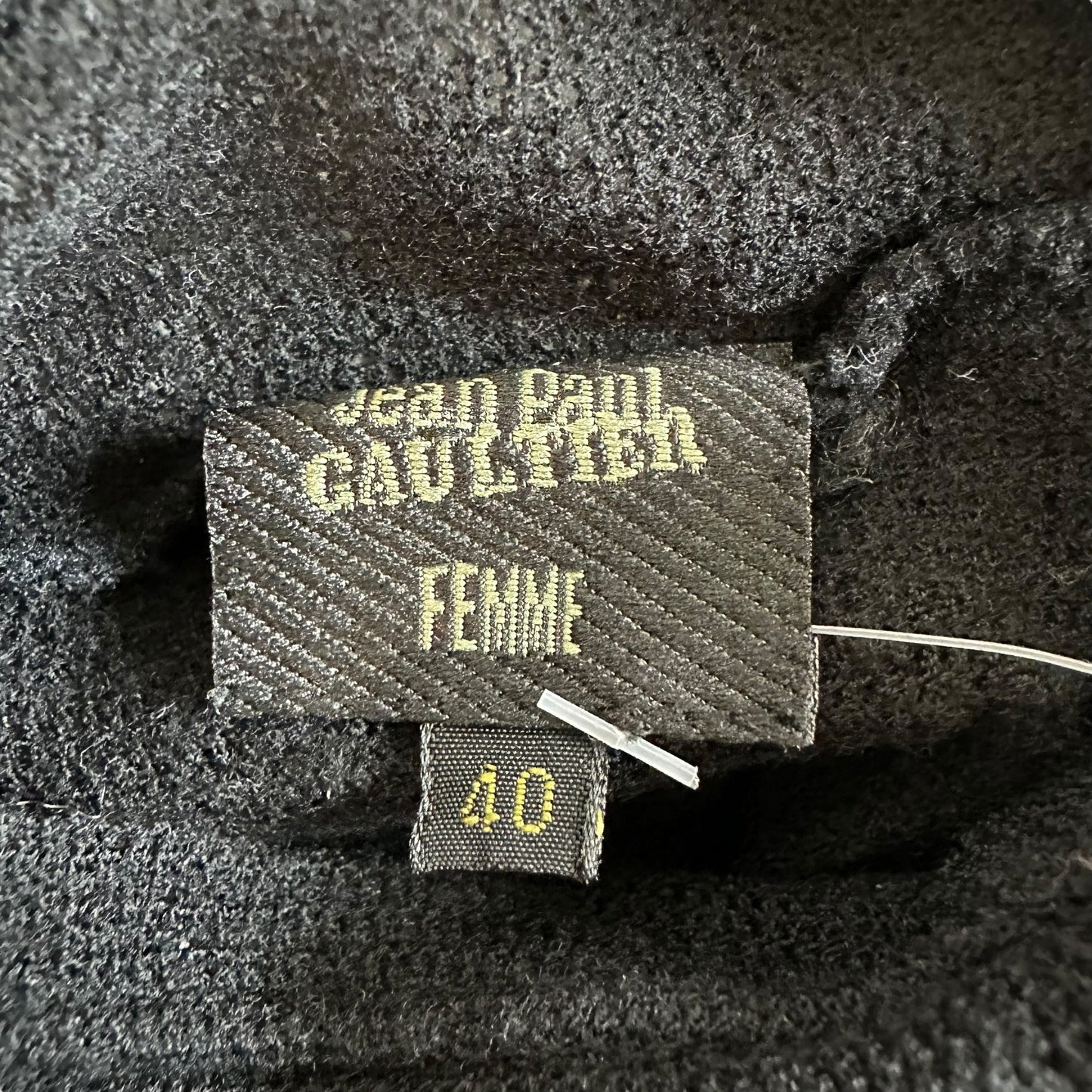 Jean Paul Gaultier Black Semi-Sheer Sleeveless Turtleneck - Outfit Repeater