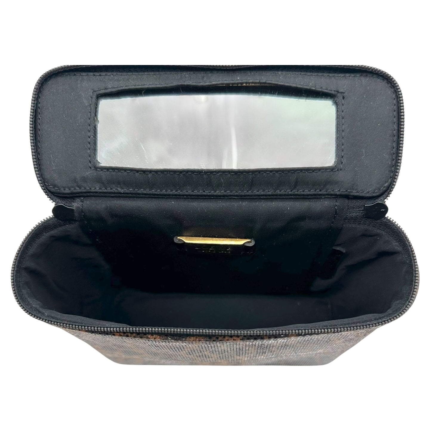 Loewe Leopard Print Mini Vanity Clutch Bag