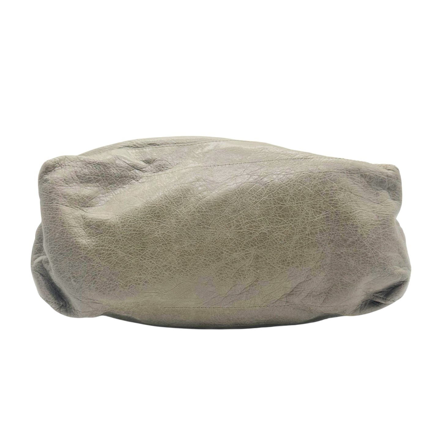 Balenciaga Gray Leather The Day City Hobo Bag