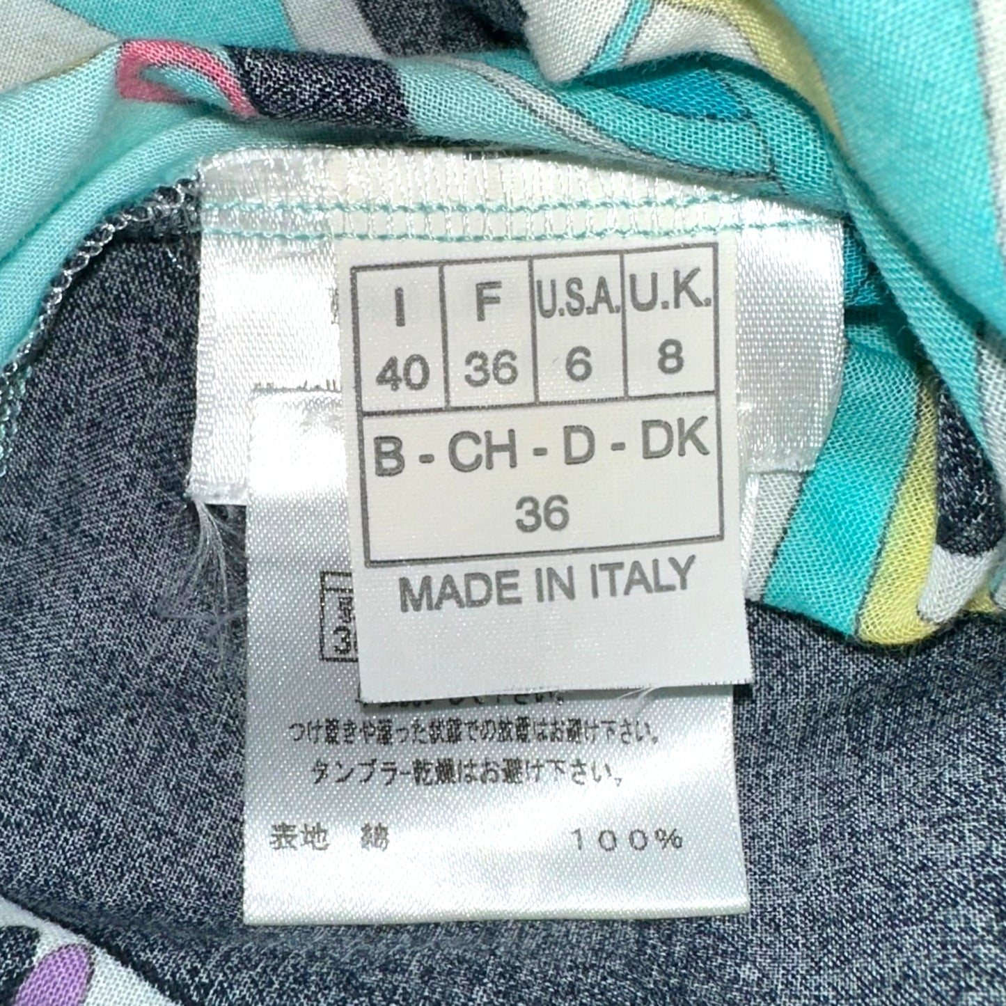 Emilio Pucci Blue Butterfly Print Sheer Lace Up Blouse - Outfit Repeater