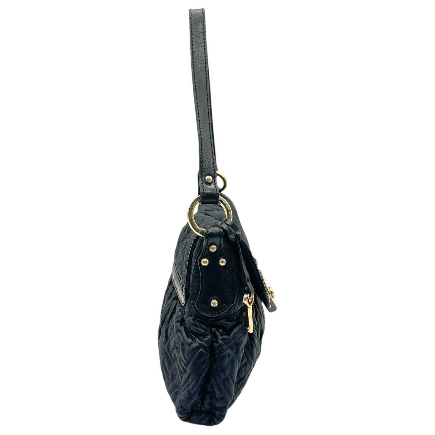 Fendi Black Monogram Puffer Chef Bag