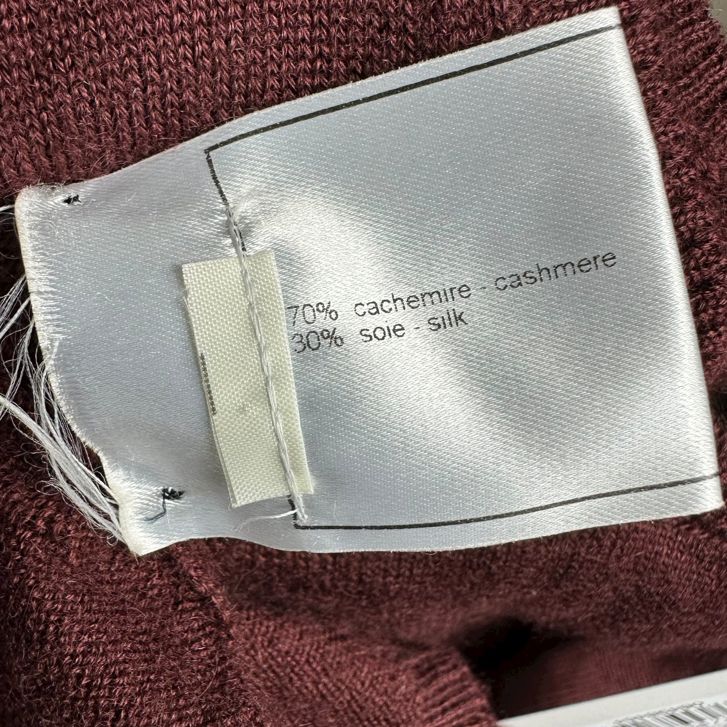 Chanel Burgundy Cashmere & Silk Knit Tank - Outfit Repeater