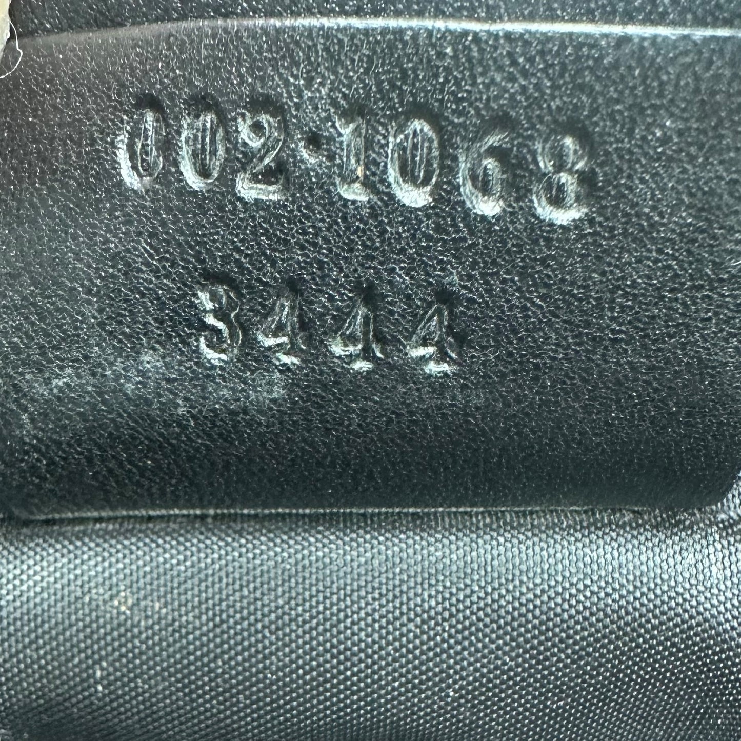 Gucci Black & Silver Monogram Canvas Mini Jackie Bag