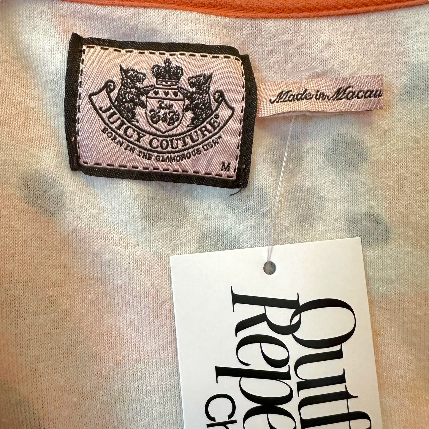 Juicy Couture 'Poppy' Print Terrycloth Mini Shorts & Zip-Up Set - Outfit Repeater