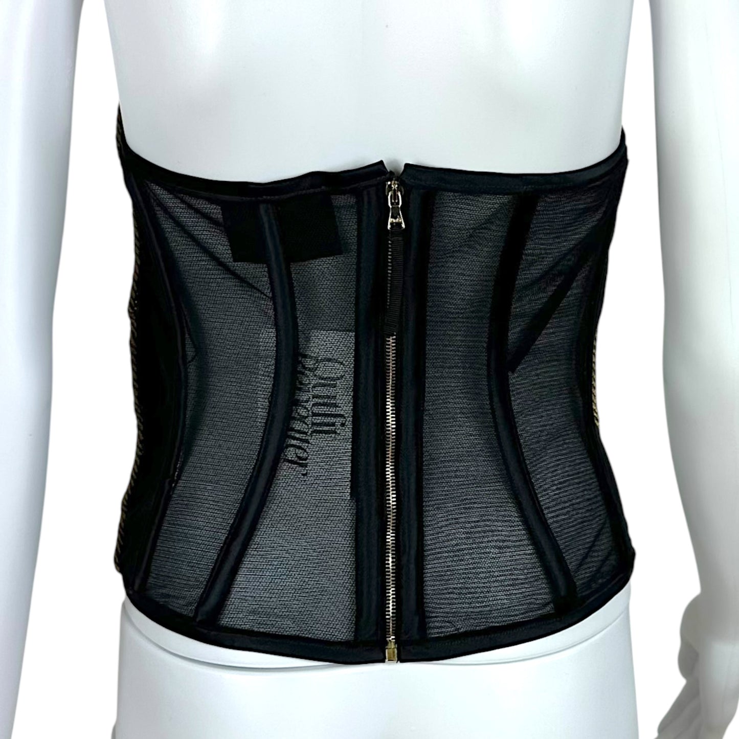 D&G Dolce & Gabbana Metallic 'Pillow' Corset Runway