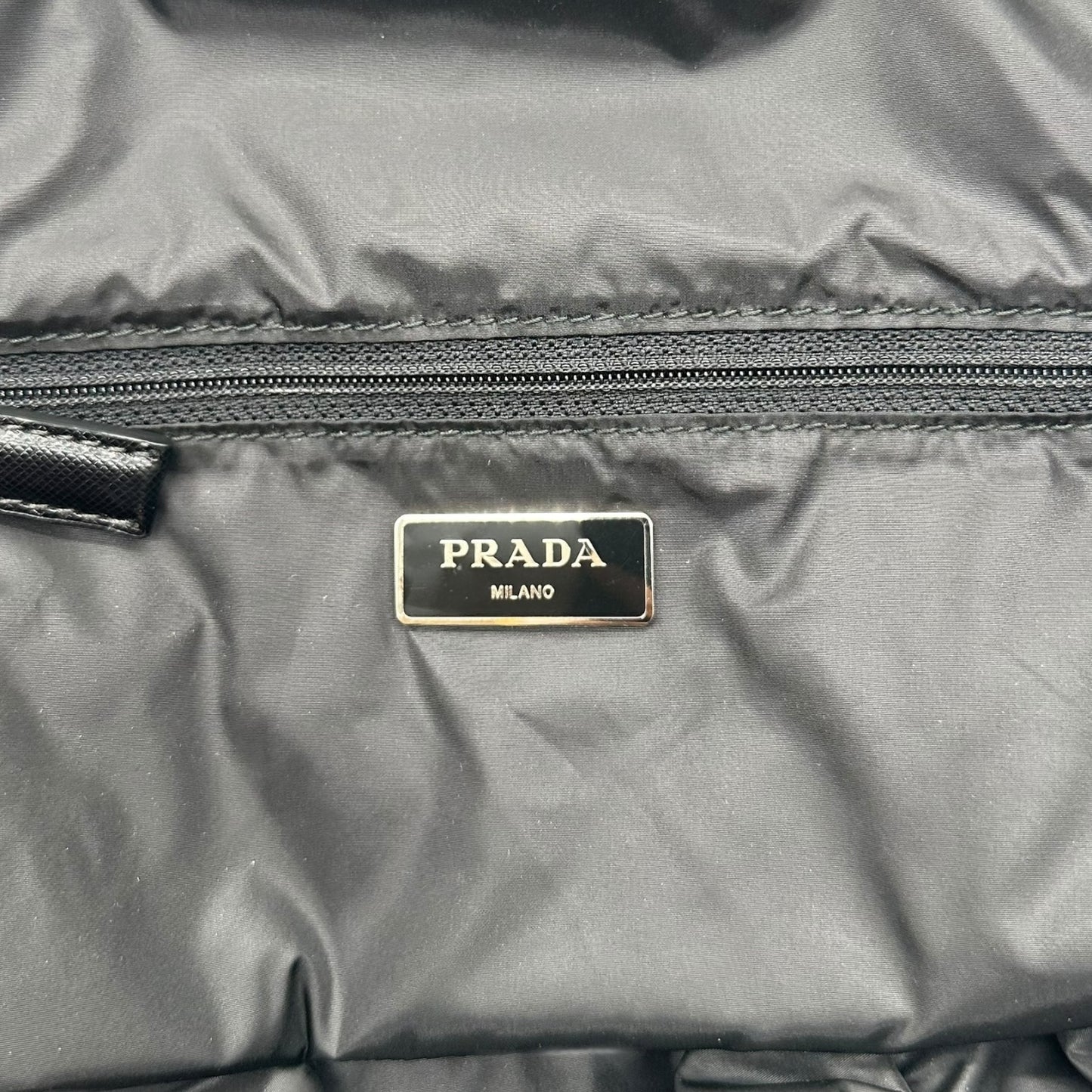 Prada Floral Print Nylon Tote Bag