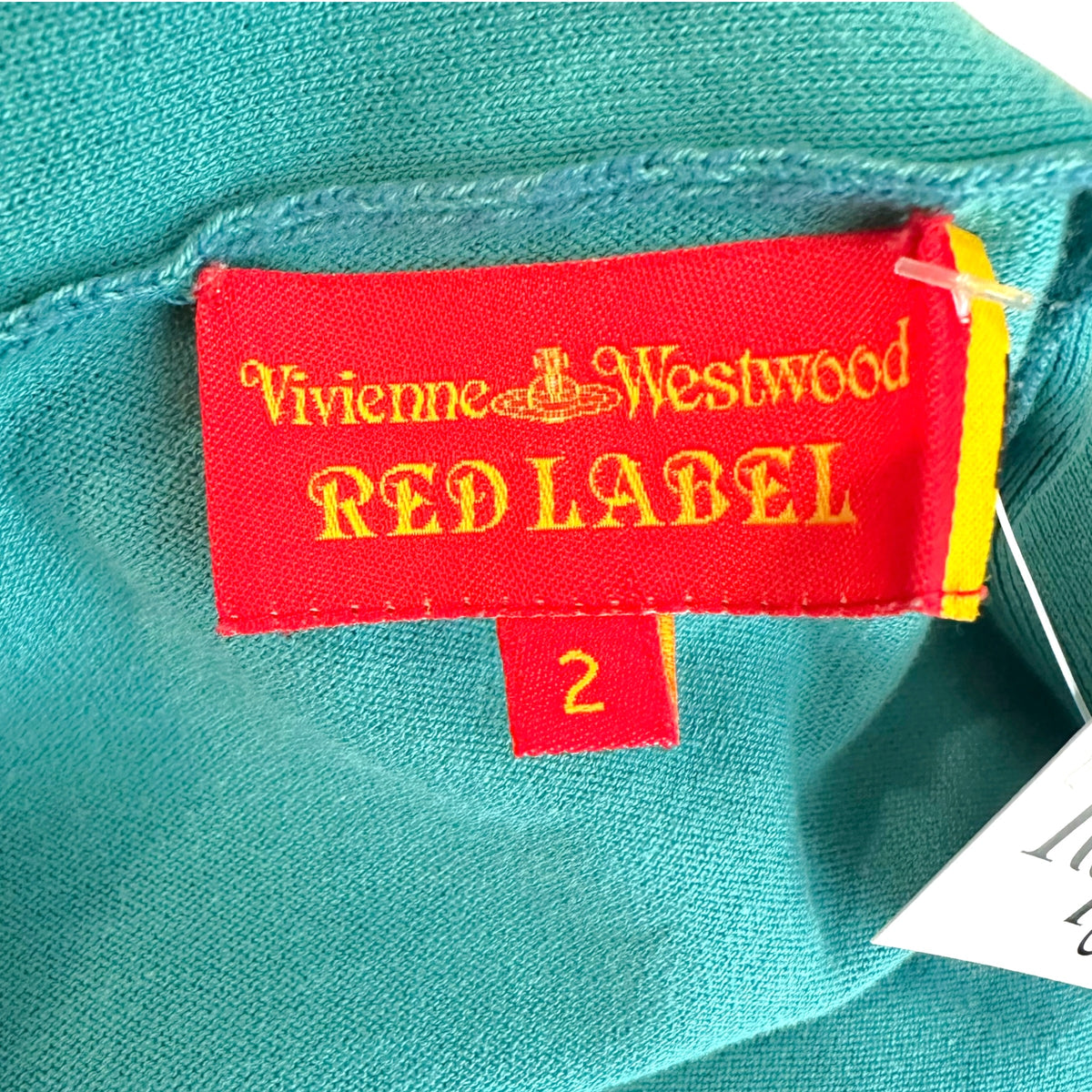 Vivienne Westwood Red Label Turquoise Knit Orb Logo Cardigan