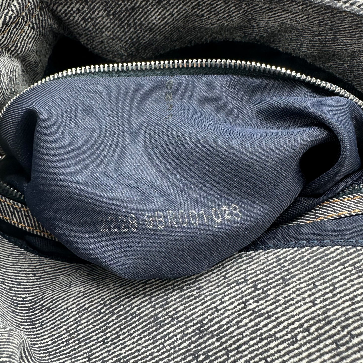 Fendi Light Wash Denim Look Suede Mama Baguette Bag RARE - Outfit Repeater