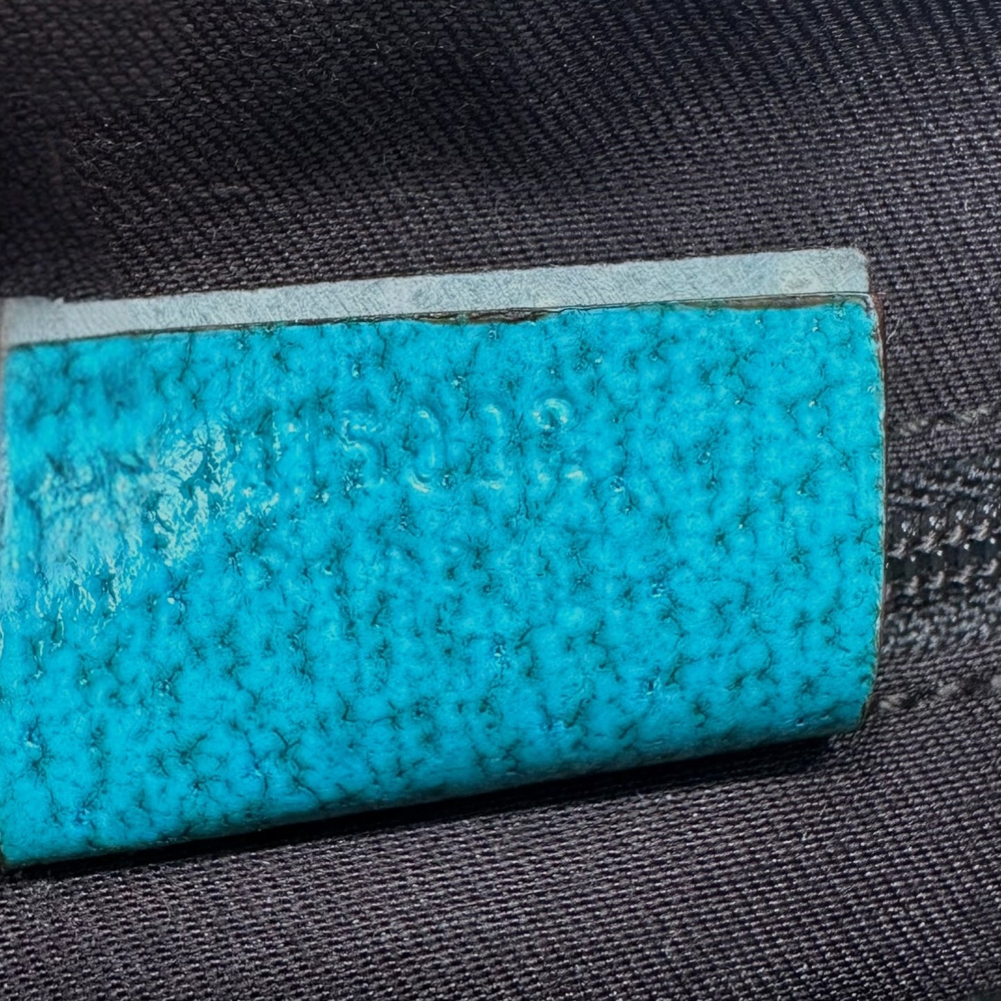 Gucci Tan Monogram & Teal Blue Leather Trim Shoulder Bag - Outfit Repeater