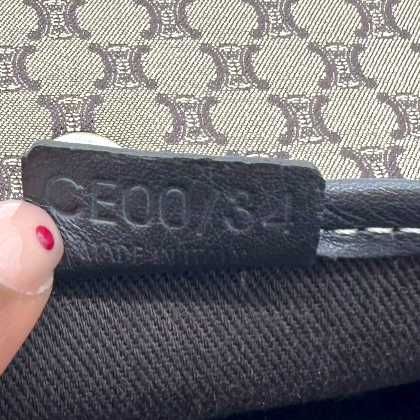 Celine Tan Small Triomphe Monogram Poulbot Bag - Outfit Repeater