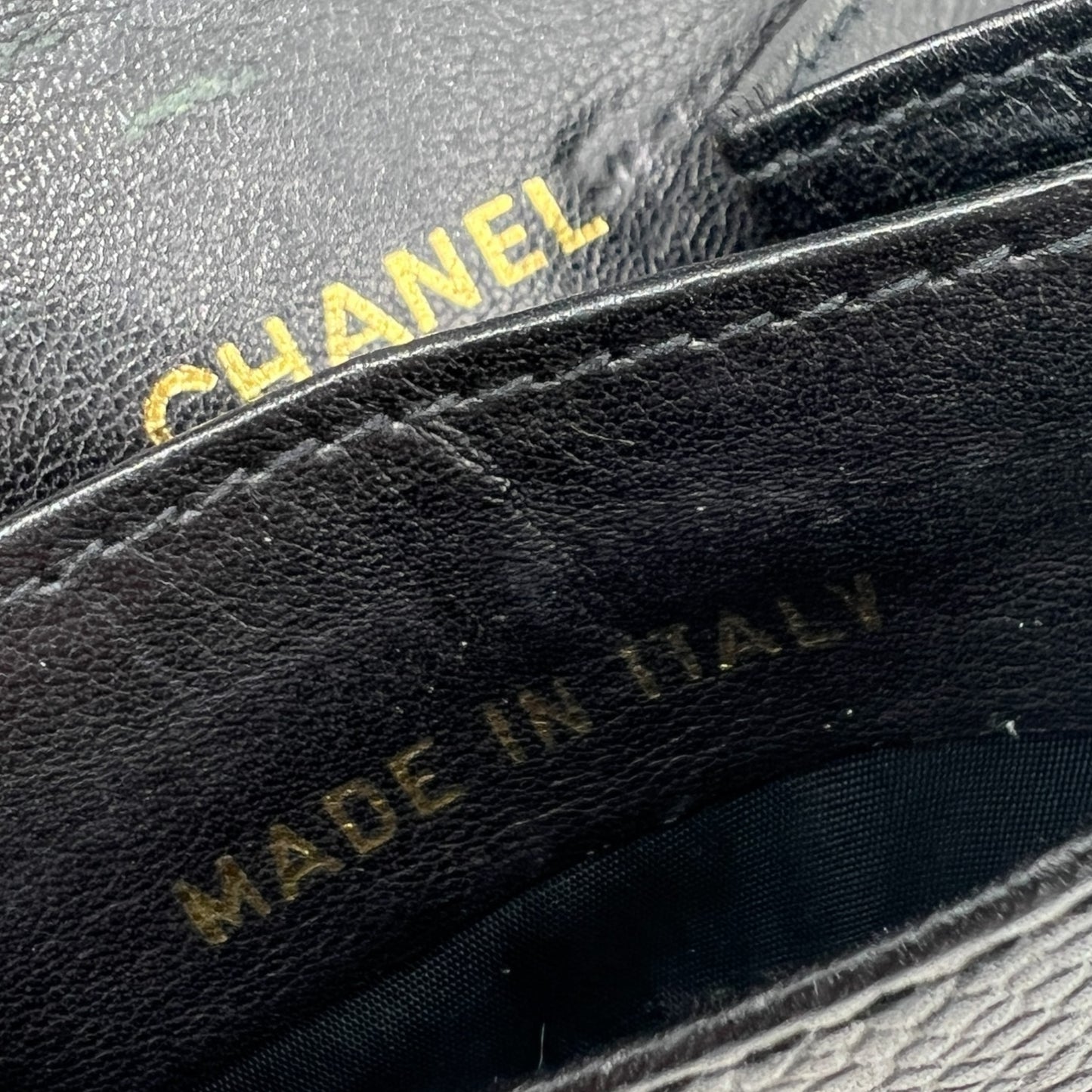 Chanel Black Caviar Coin Purse Card Holder