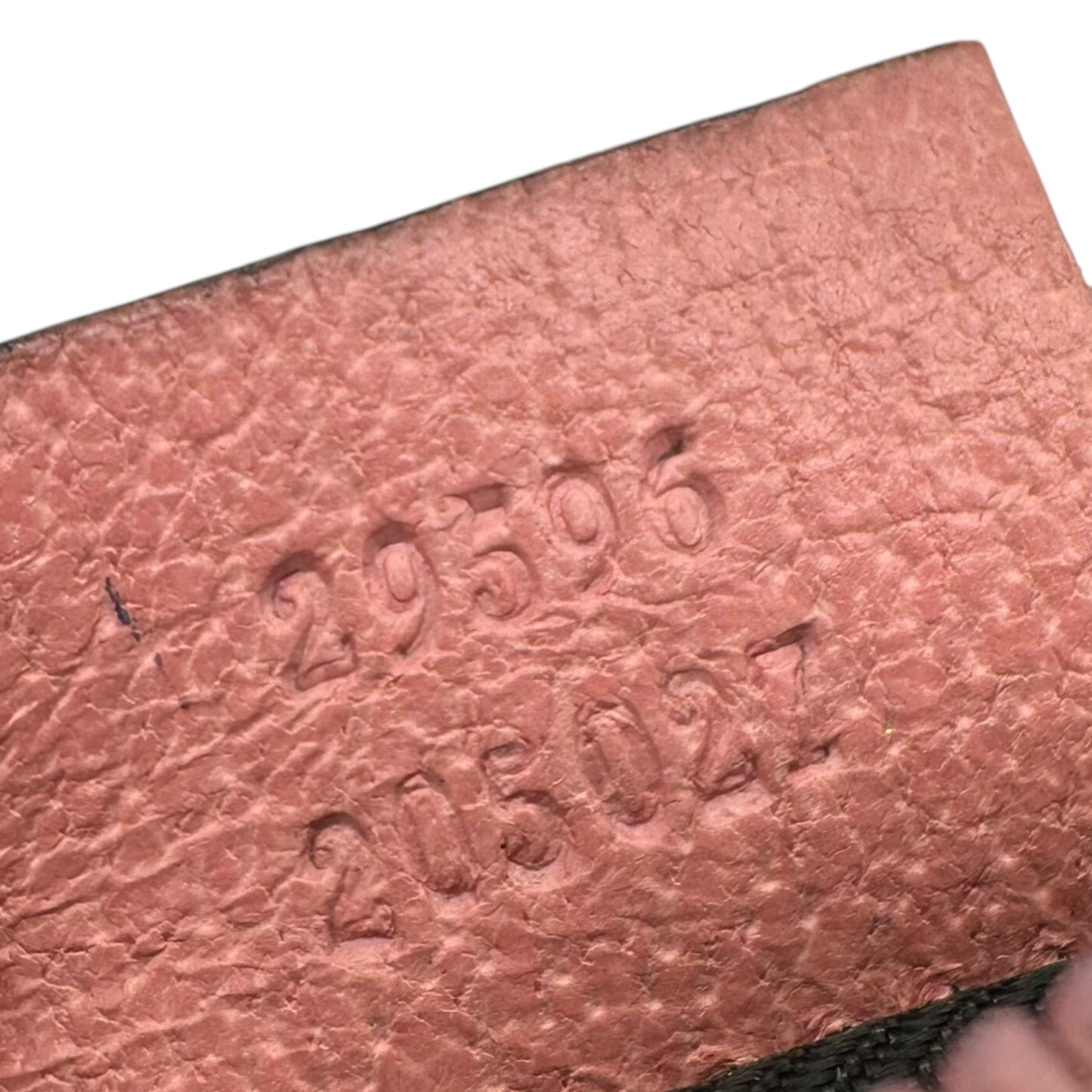 Gucci Tan Monogram Canvas & Pink Leather Cosmetic Pouch - Outfit Repeater