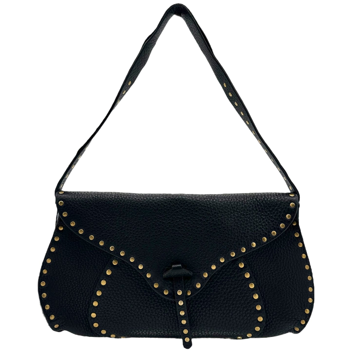 Celine Black & Gold Studded Poulbot Bag NEW - Outfit Repeater