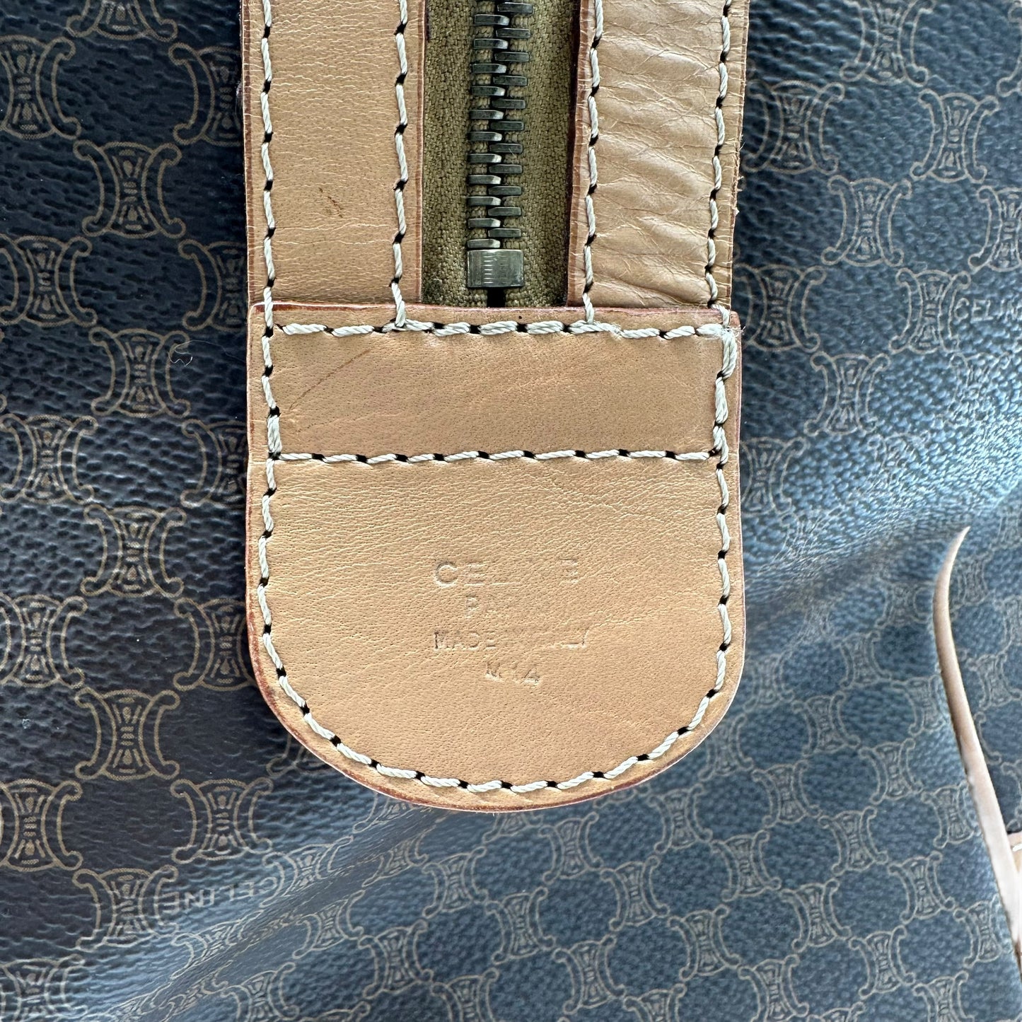 Celine Macadam Brown Monogram Duffle Bag - Outfit Repeater