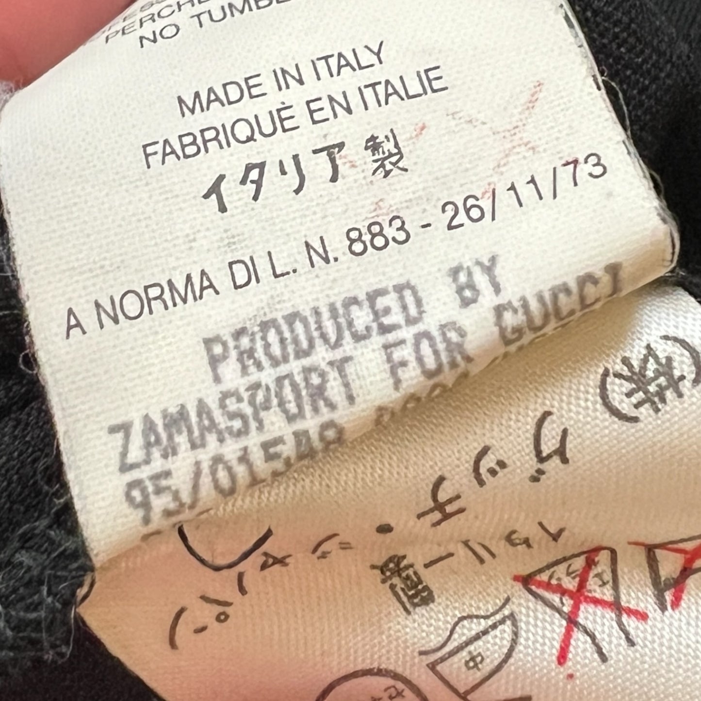 Gucci Black Wool Longline Jacket M