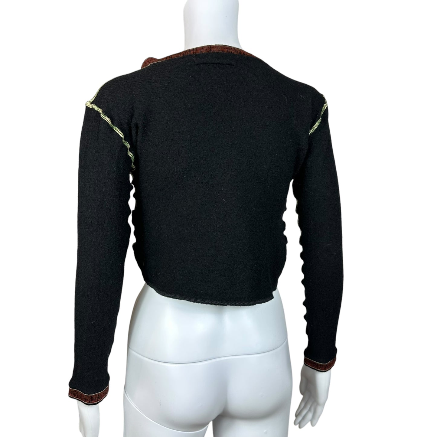 Jean Paul Gaultier Currency Printed Crop Cardigan - Outfit Repeater