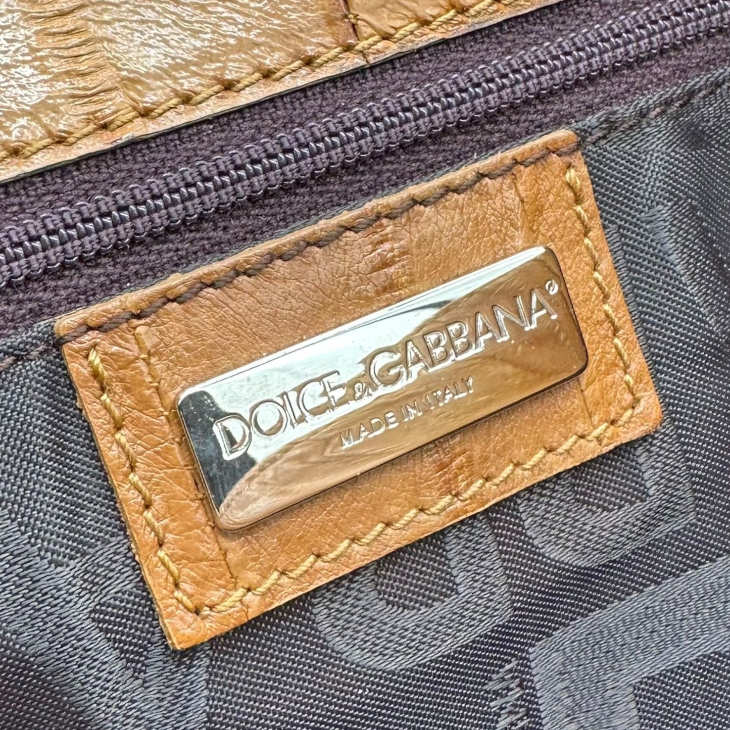 Dolce & Gabbana Studded Eel Leather & Fur Tote Bag - Outfit Repeater