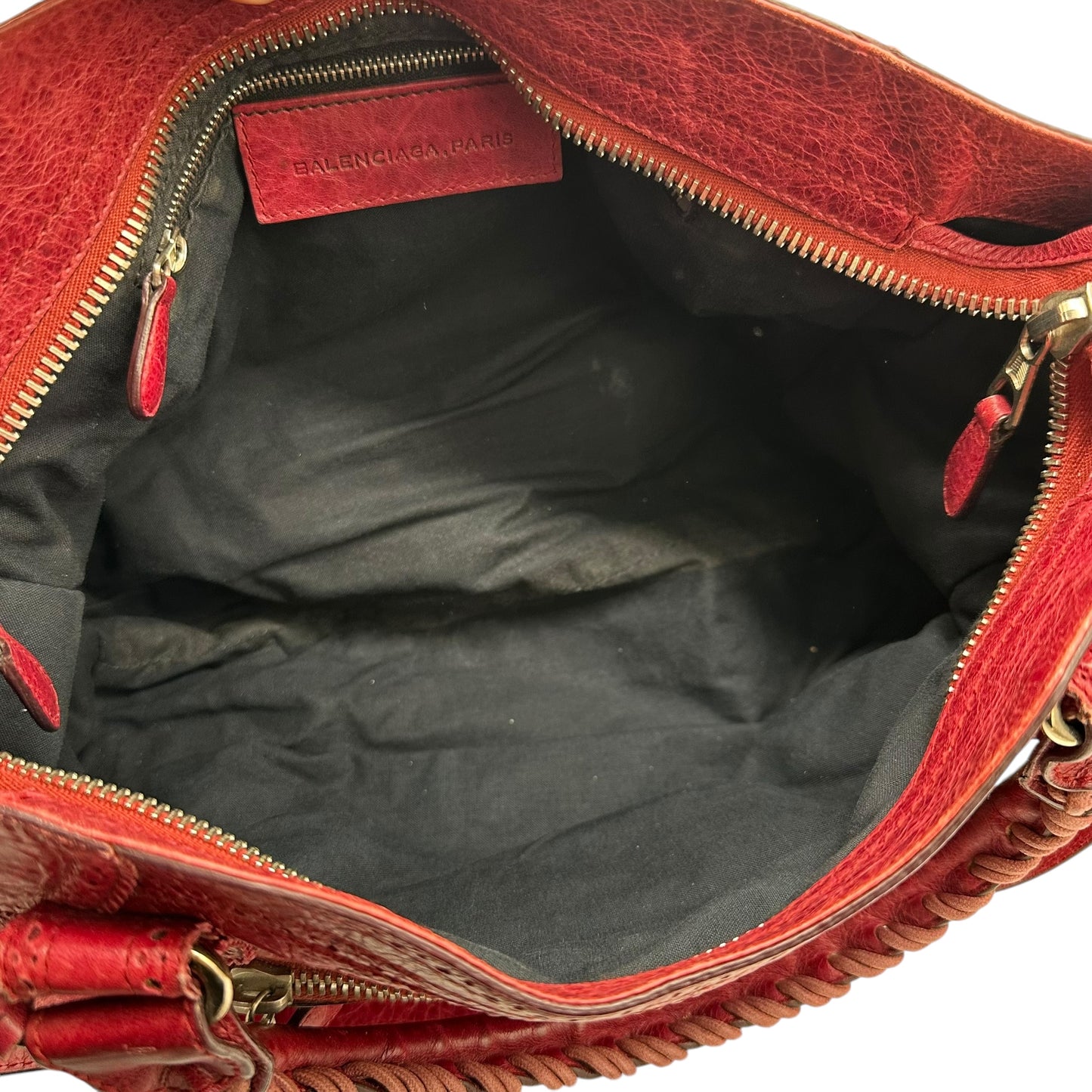 Balenciaga Burgundy Giant City Bag - Outfit Repeater