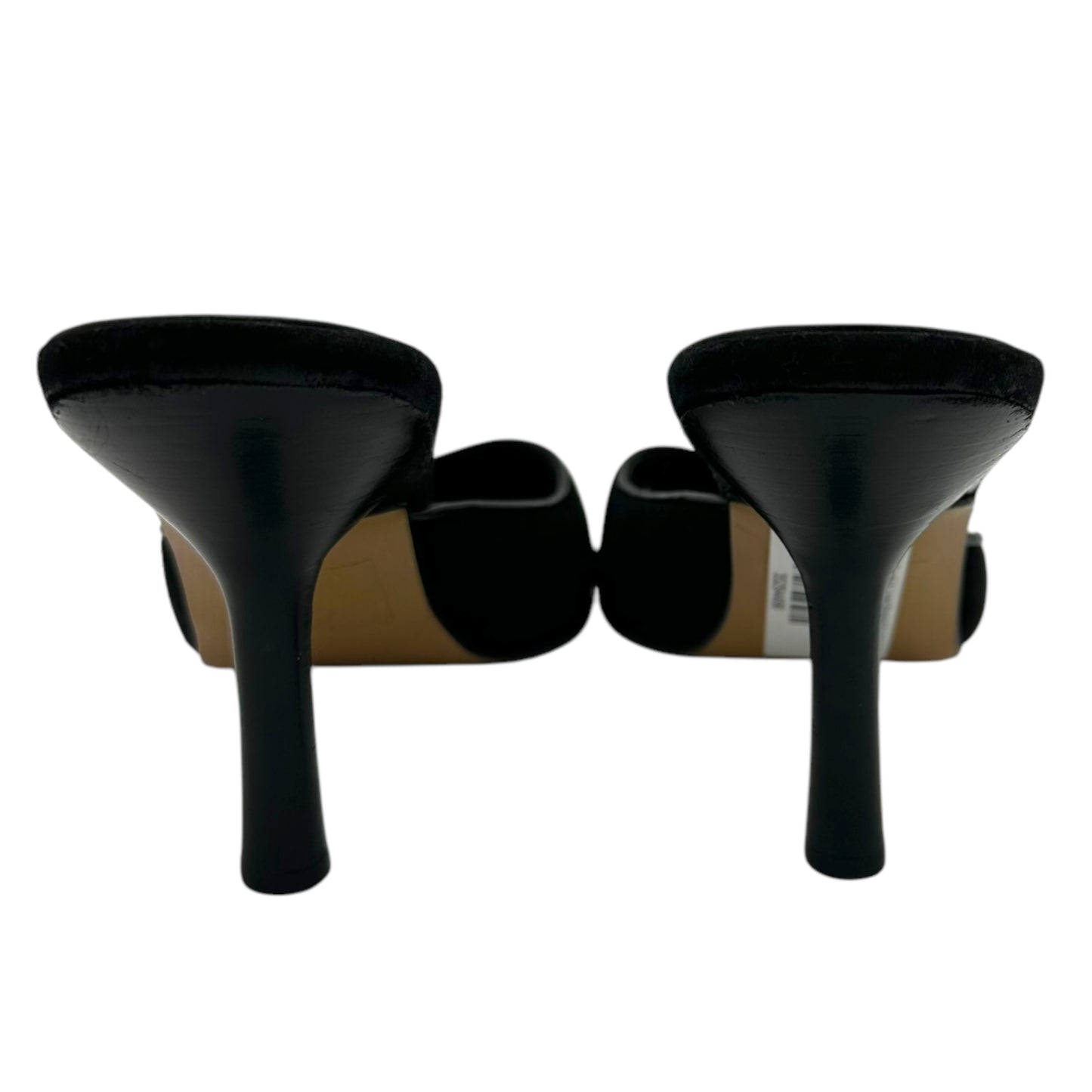 Chanel Black Suede & Lizard Pointed Toe Mule Heels - Outfit Repeater