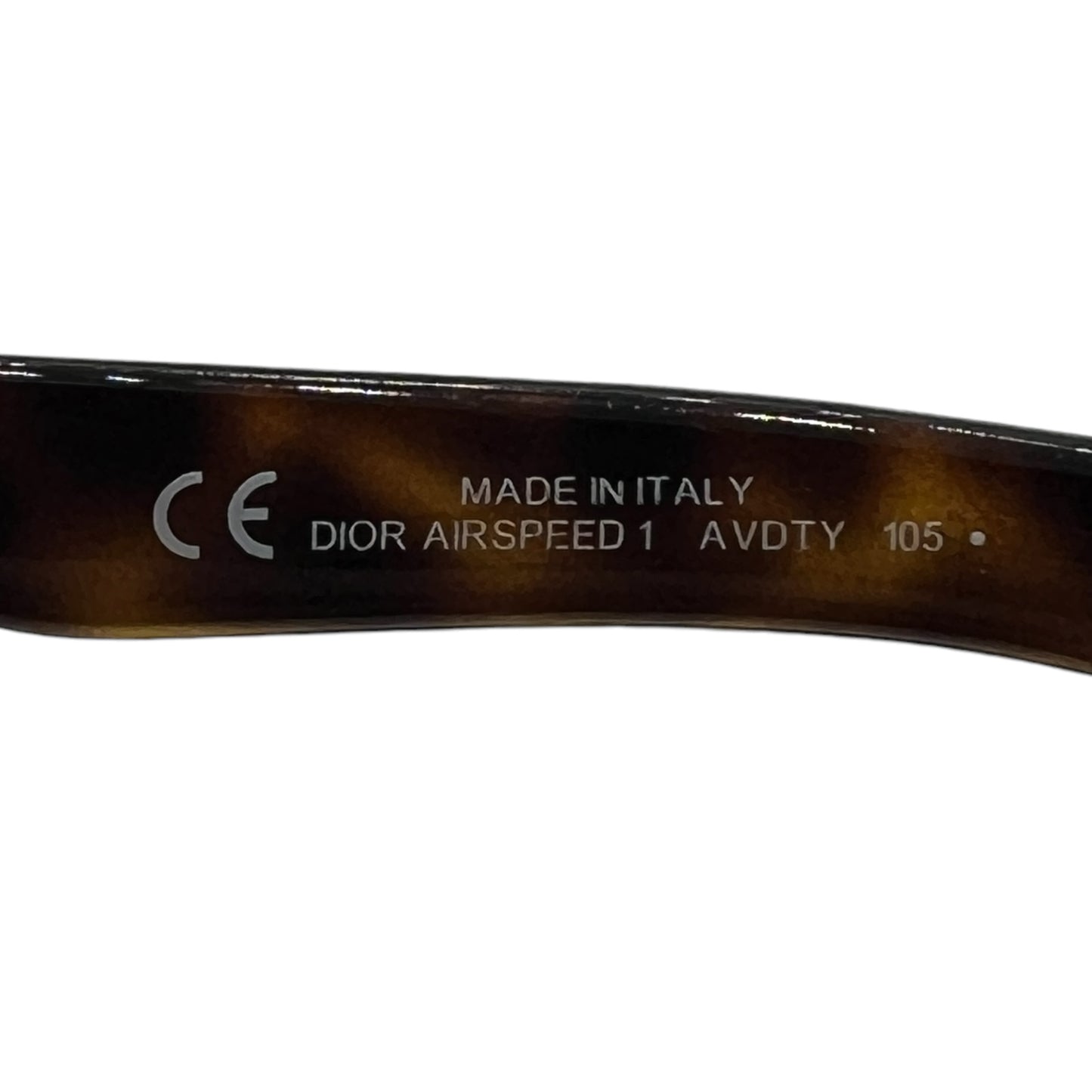 Christian Dior Airspeed 1 Brown Rimless Shield Sunglasses - Outfit Repeater