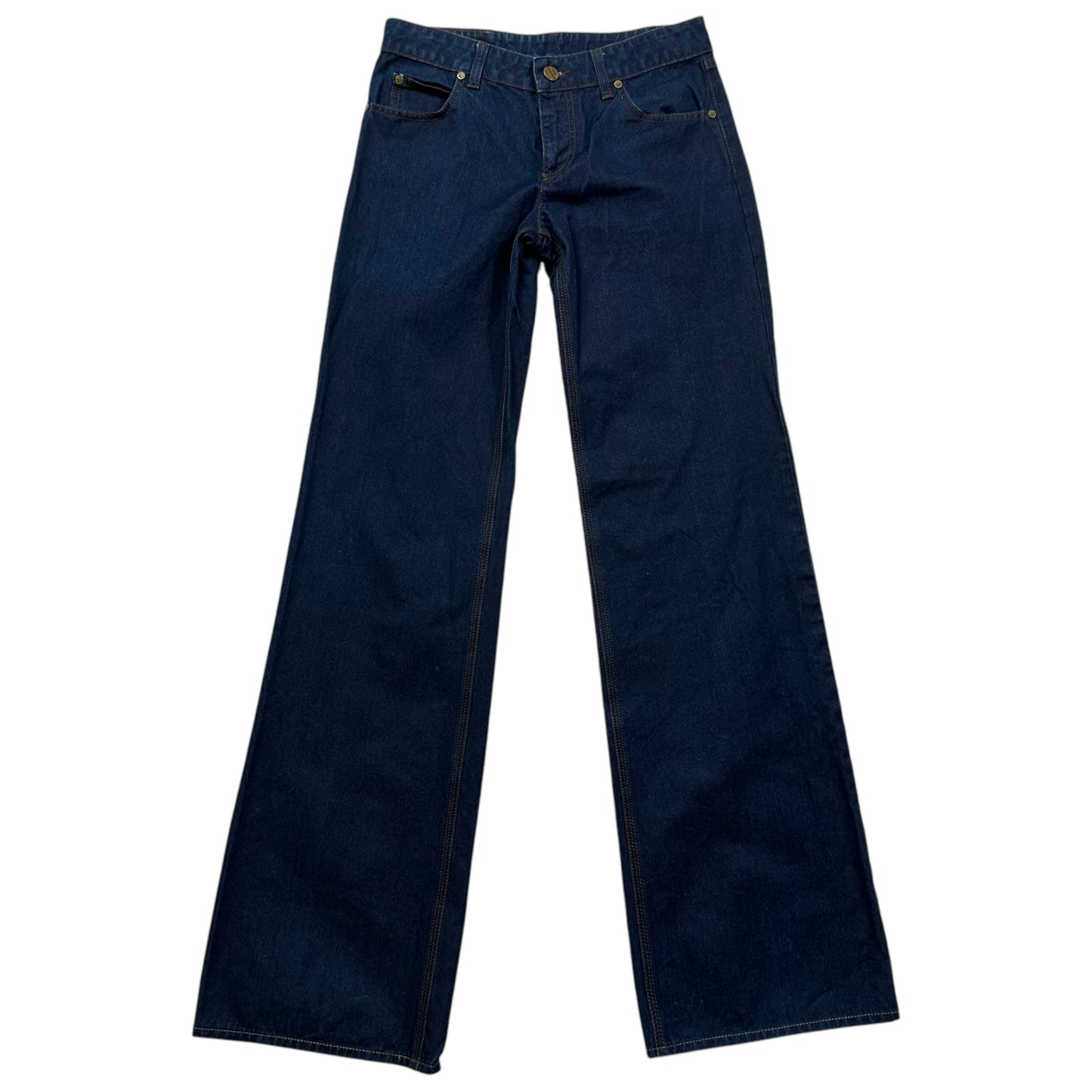 Gucci F/W 2006 Dark Wash Logo Pocket Jeans - Outfit Repeater