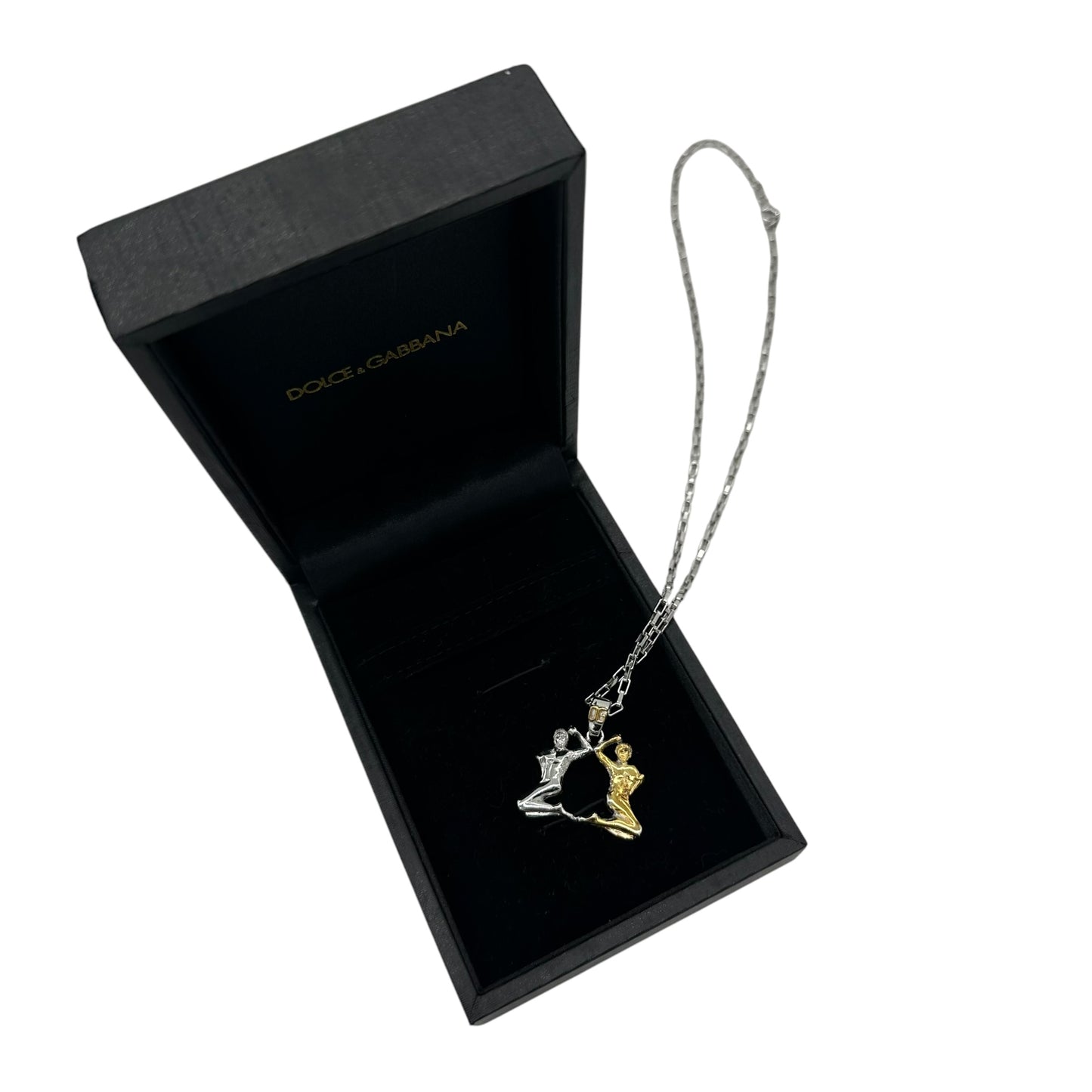 Dolce & Gabbana Sterling Silver Gemini Necklace - Outfit Repeater