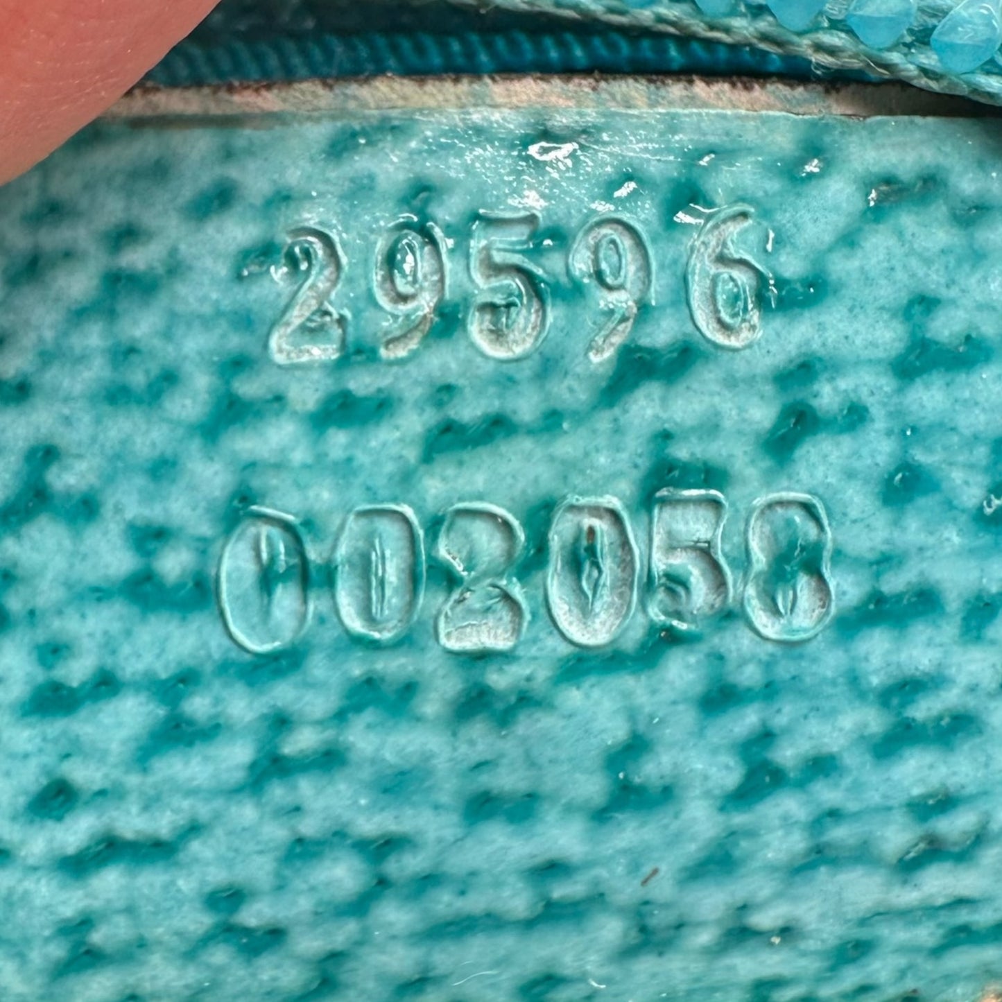 Gucci Teal & Tan Monogram Mini Cosmetic Bag - Outfit Repeater