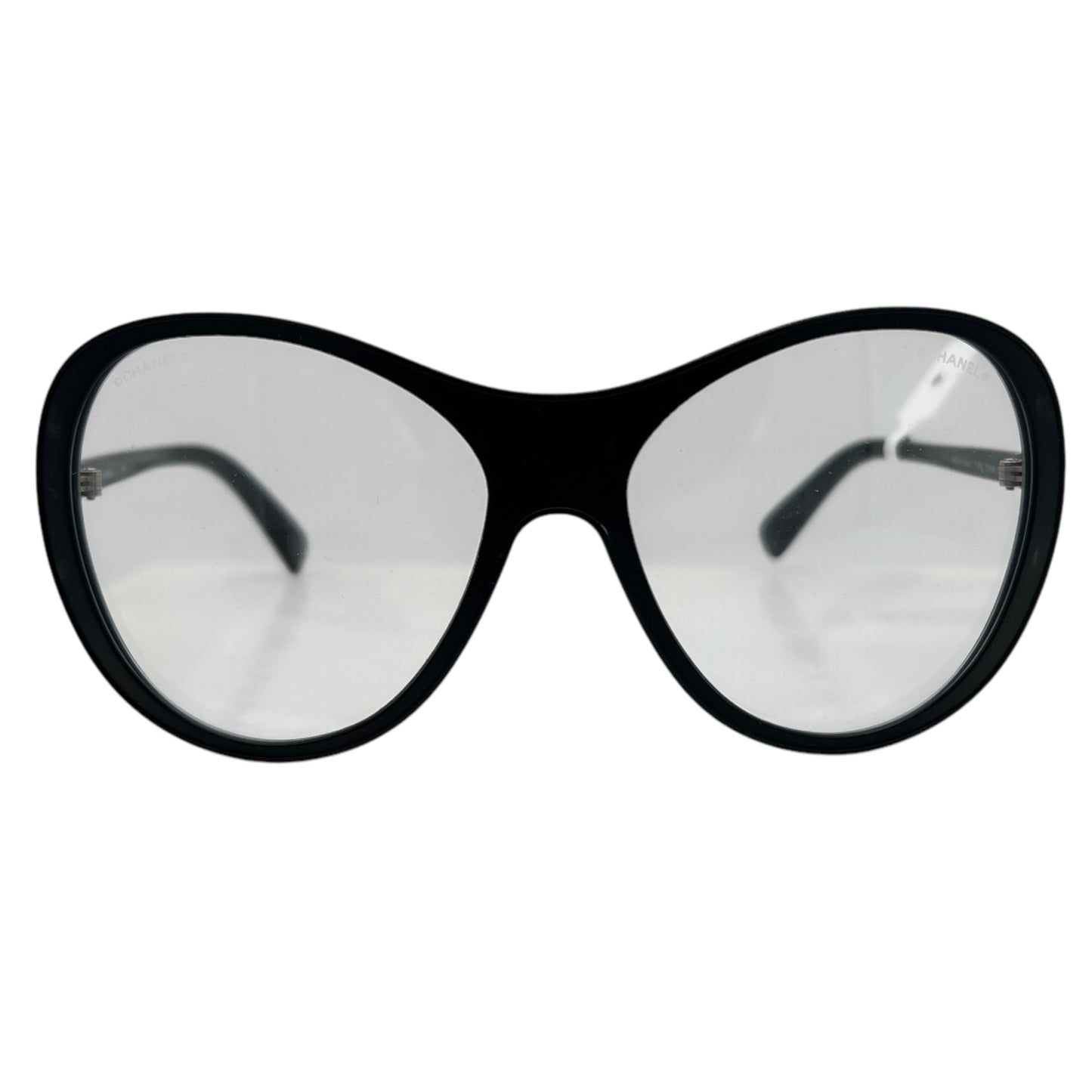 Chanel 71230 Mirrored Oversized Clip On Sunglasses - Outfit Repeater