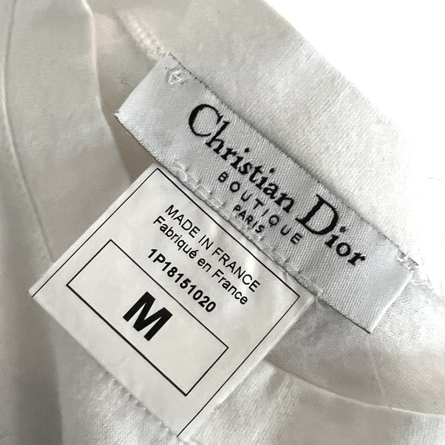 Christian Dior S/S 2001 Black and White Logo Tank - Outfit Repeater