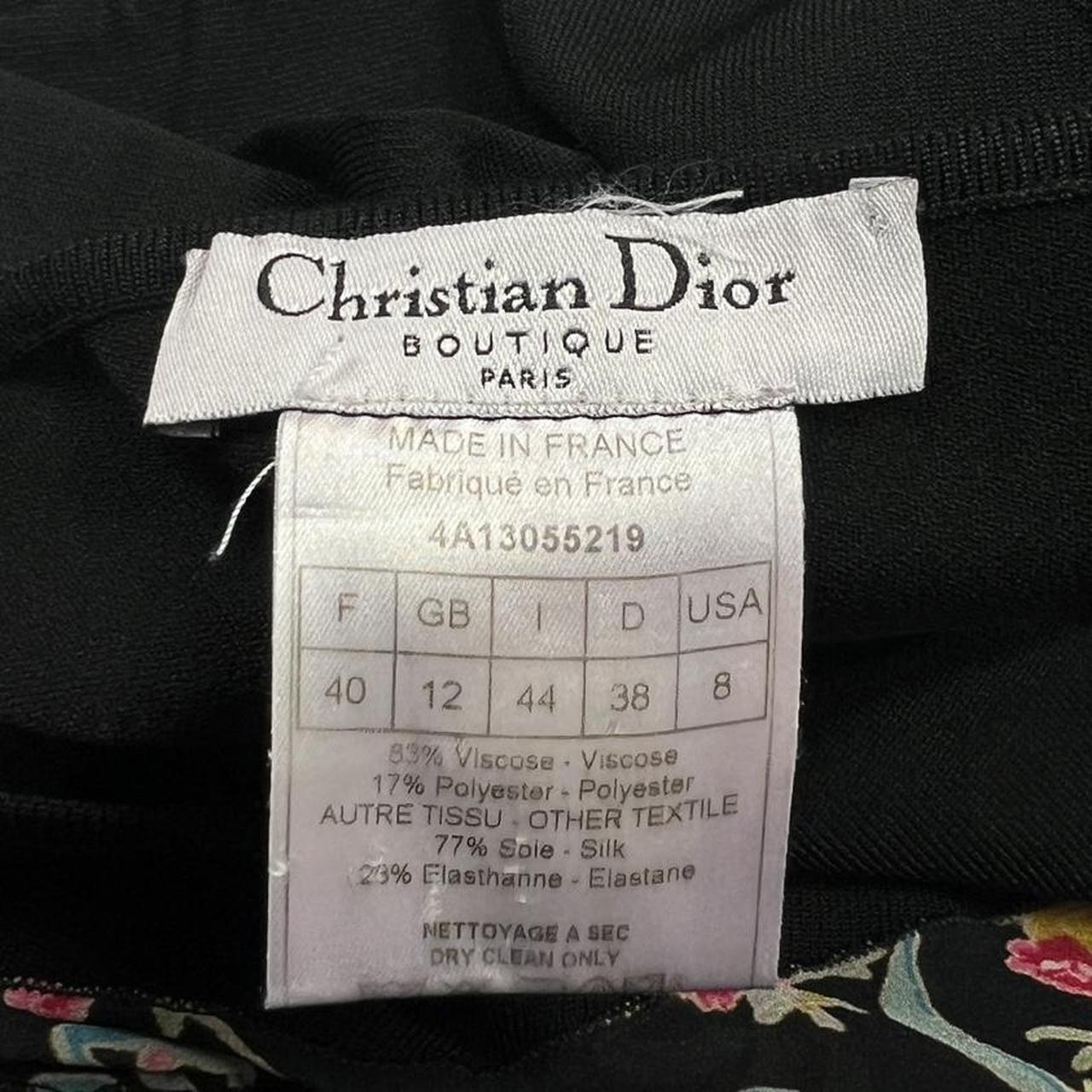 Christian Dior by John Galliano Autumn 2004 Knit Semi-Sheer Lace Tank