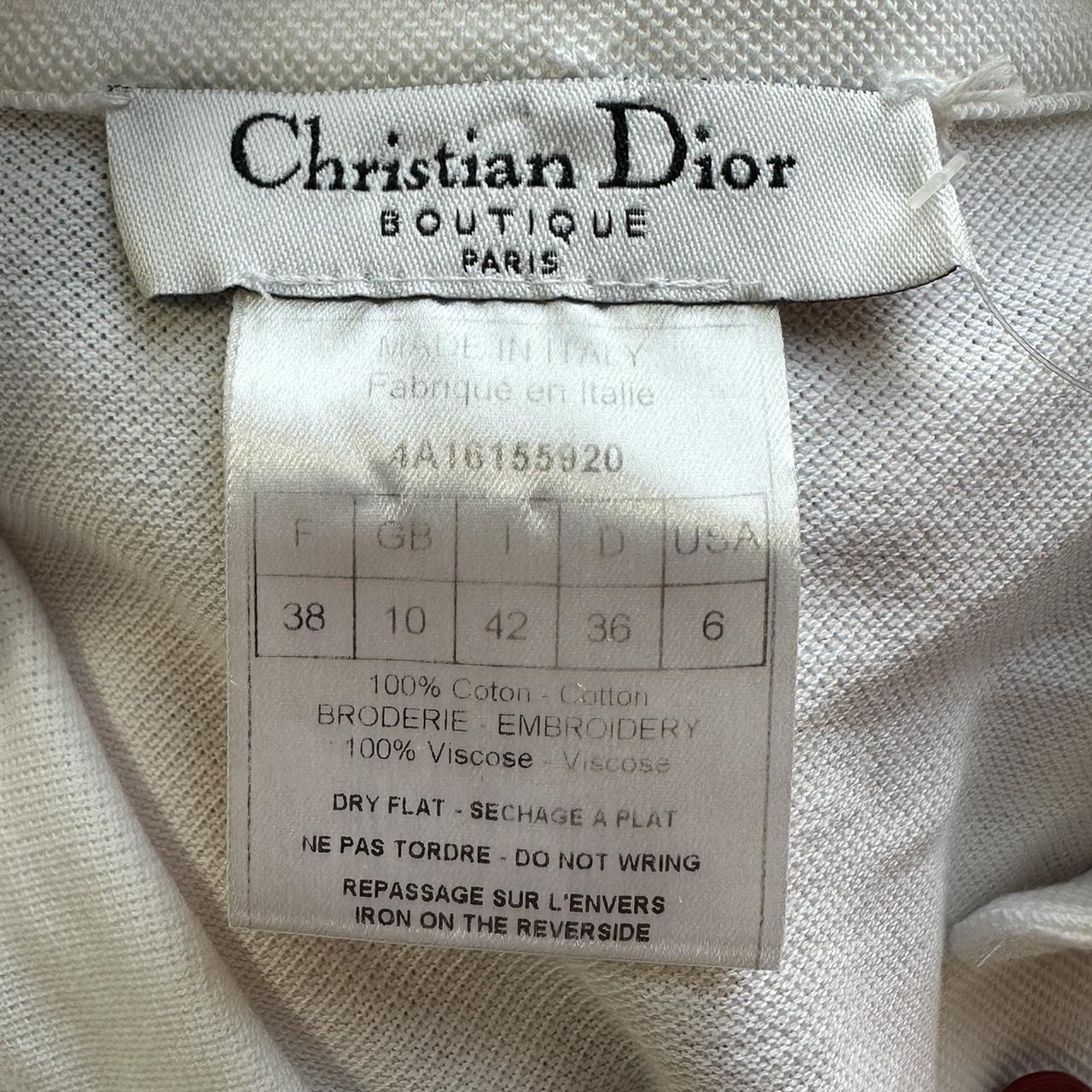 Christian Dior by John Galliano F/W 2004 White Polo Tank Top - Outfit Repeater