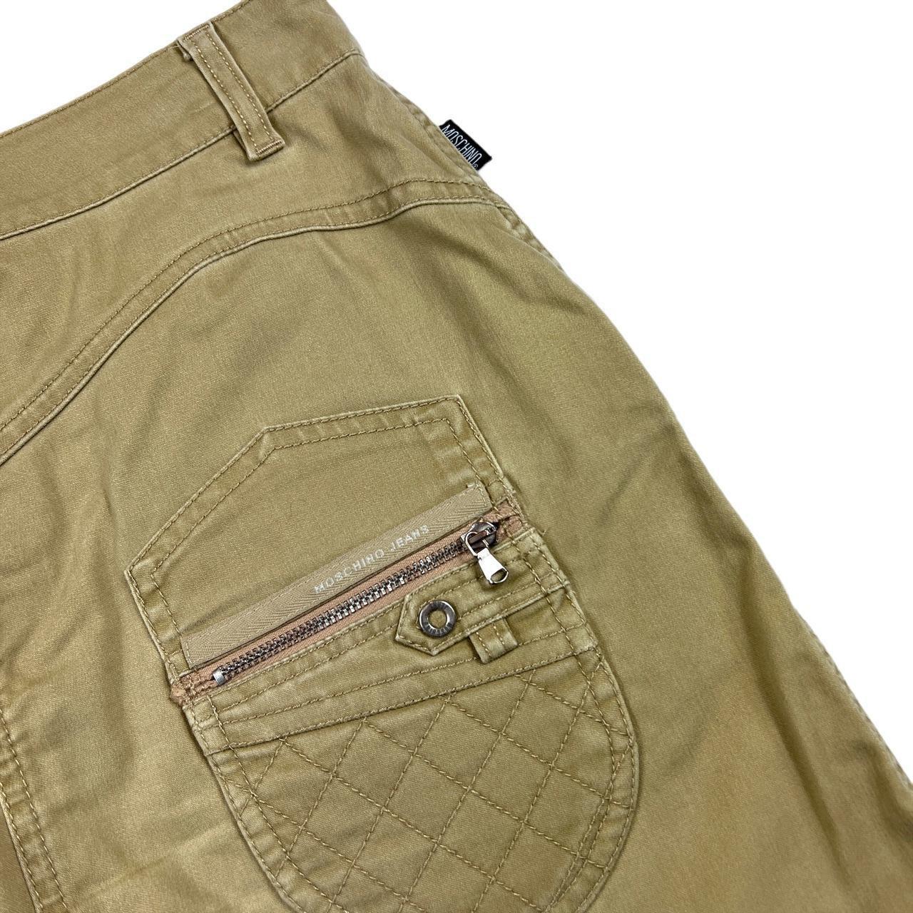 Moschino Jeans Tan Cargo Style Mini Skirt - Outfit Repeater