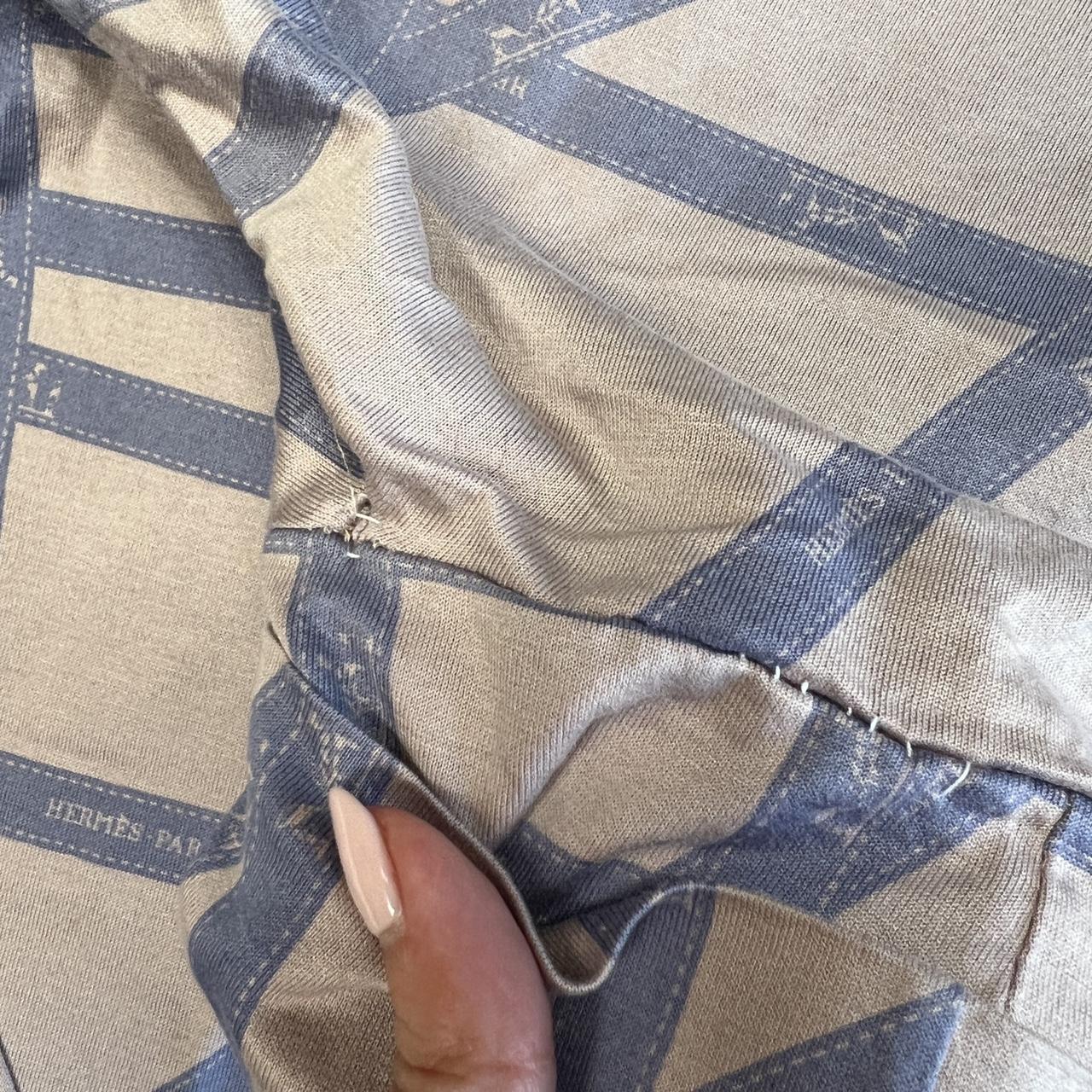 Hermès by Maison Martin Margiela Bolduc Logo Ribbon Printed Long Sleeve Turtleneck - Outfit Repeater